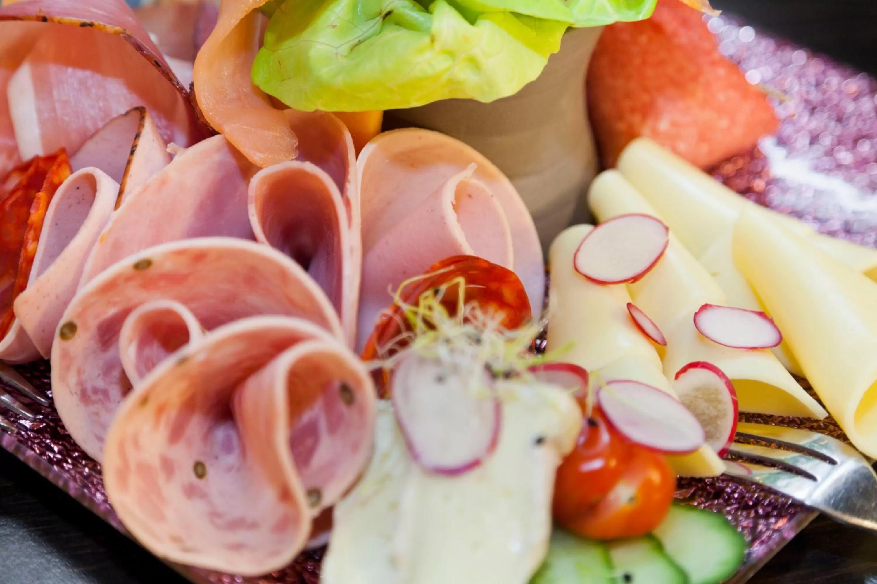 Food close-up in Hotel Diamonds and Pearls