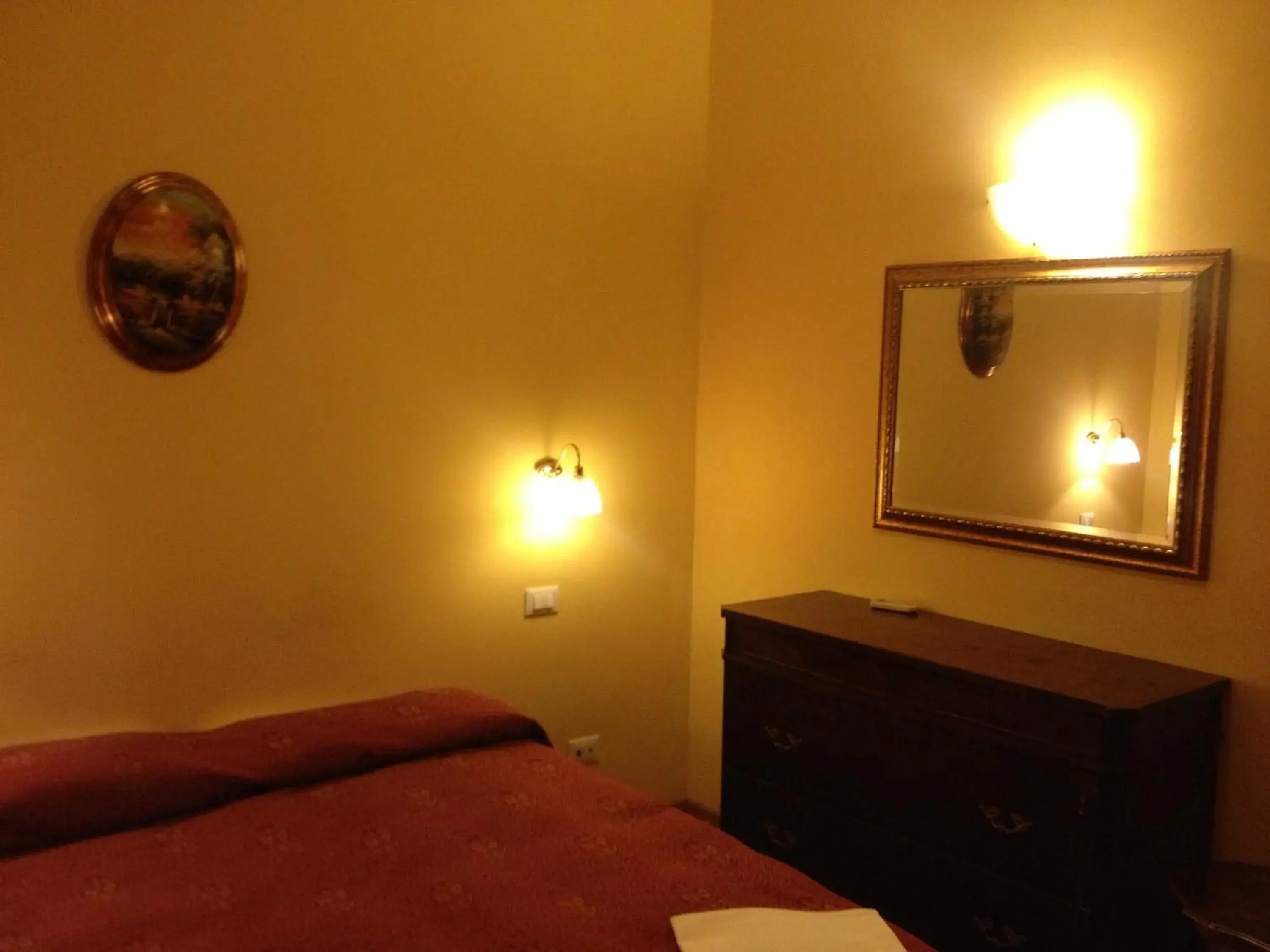Decorative detail, Bed in Hotel Termini