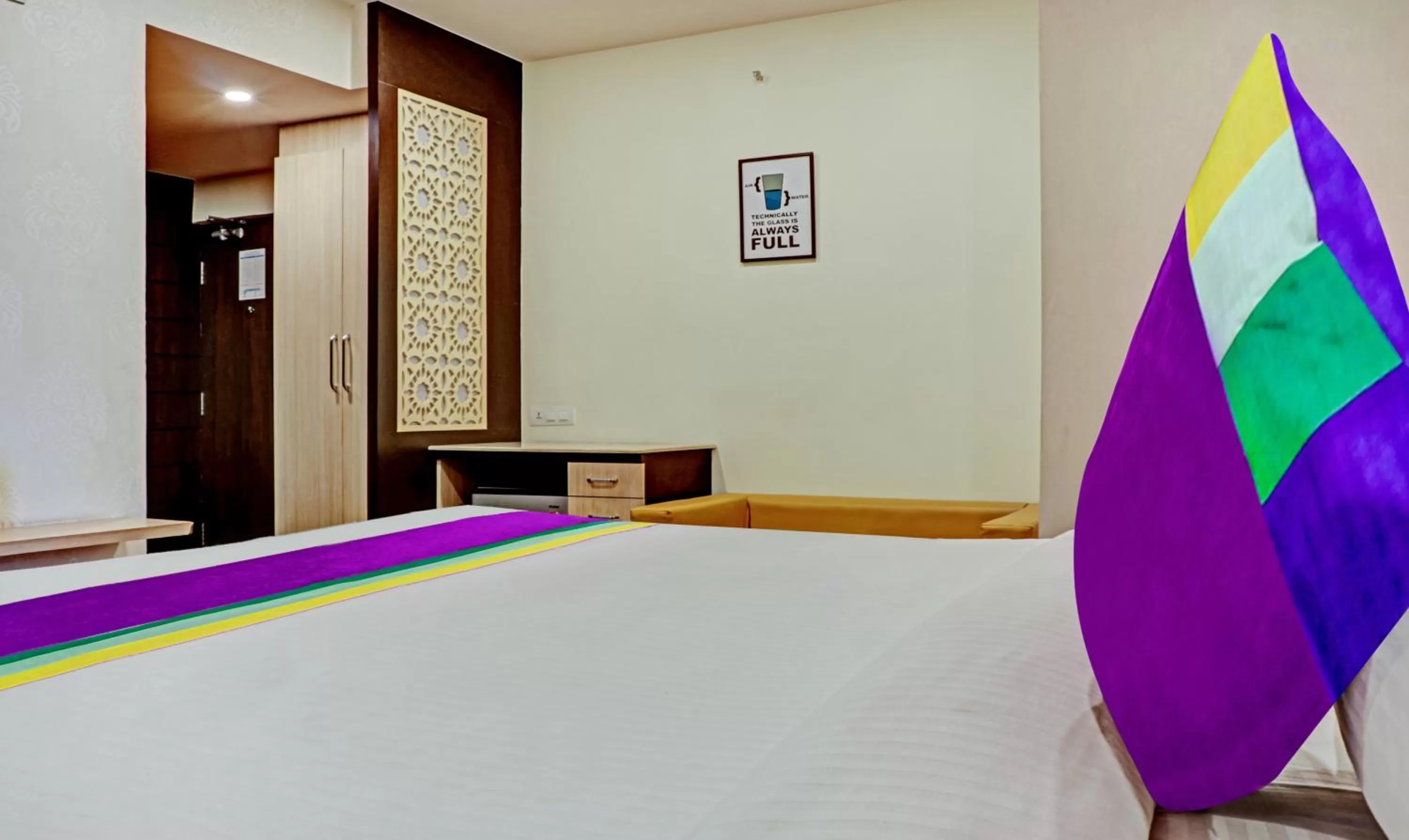 Bed in The Onyx Hotel