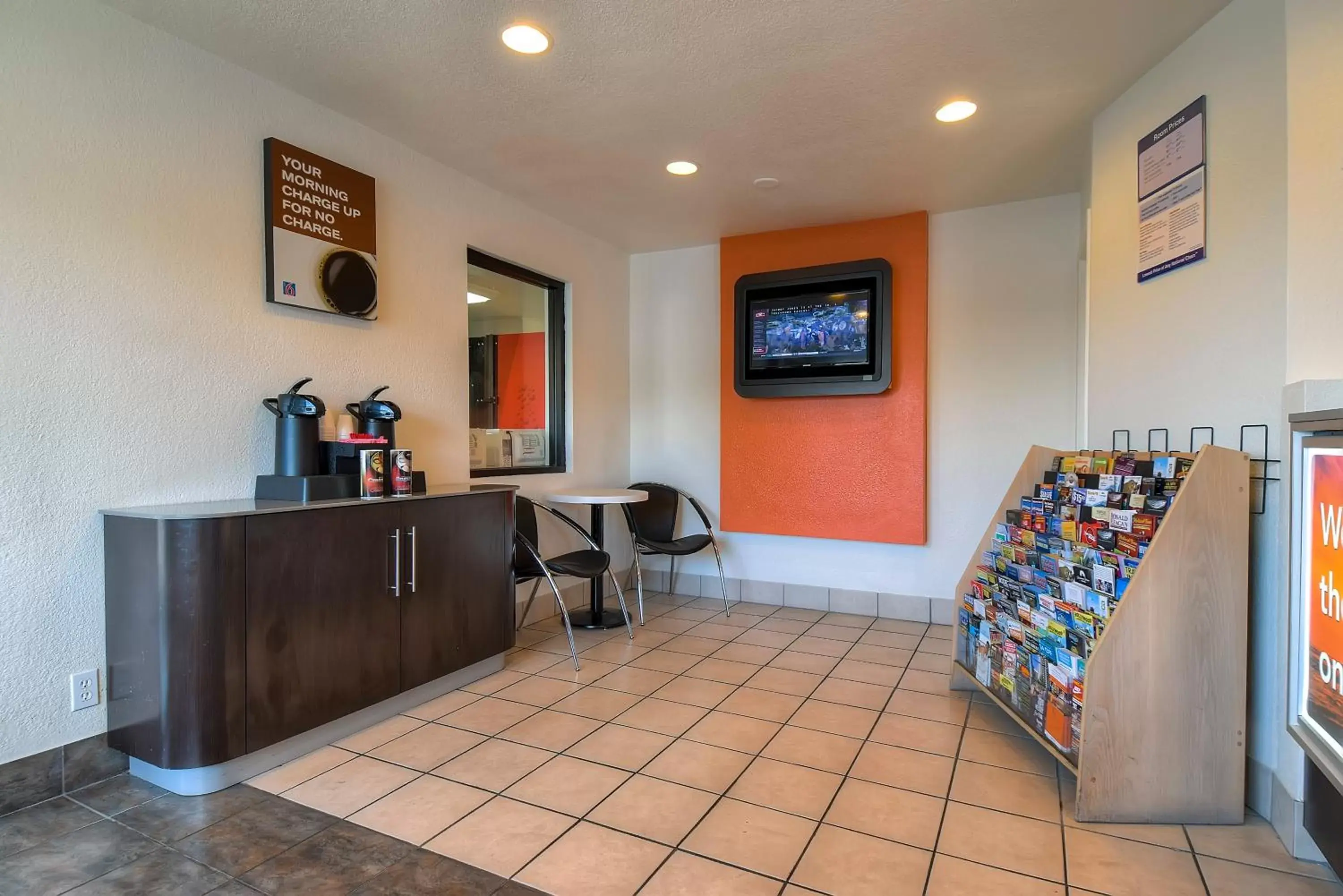 Lobby or reception, Seating Area in Motel 6-Stanton, CA