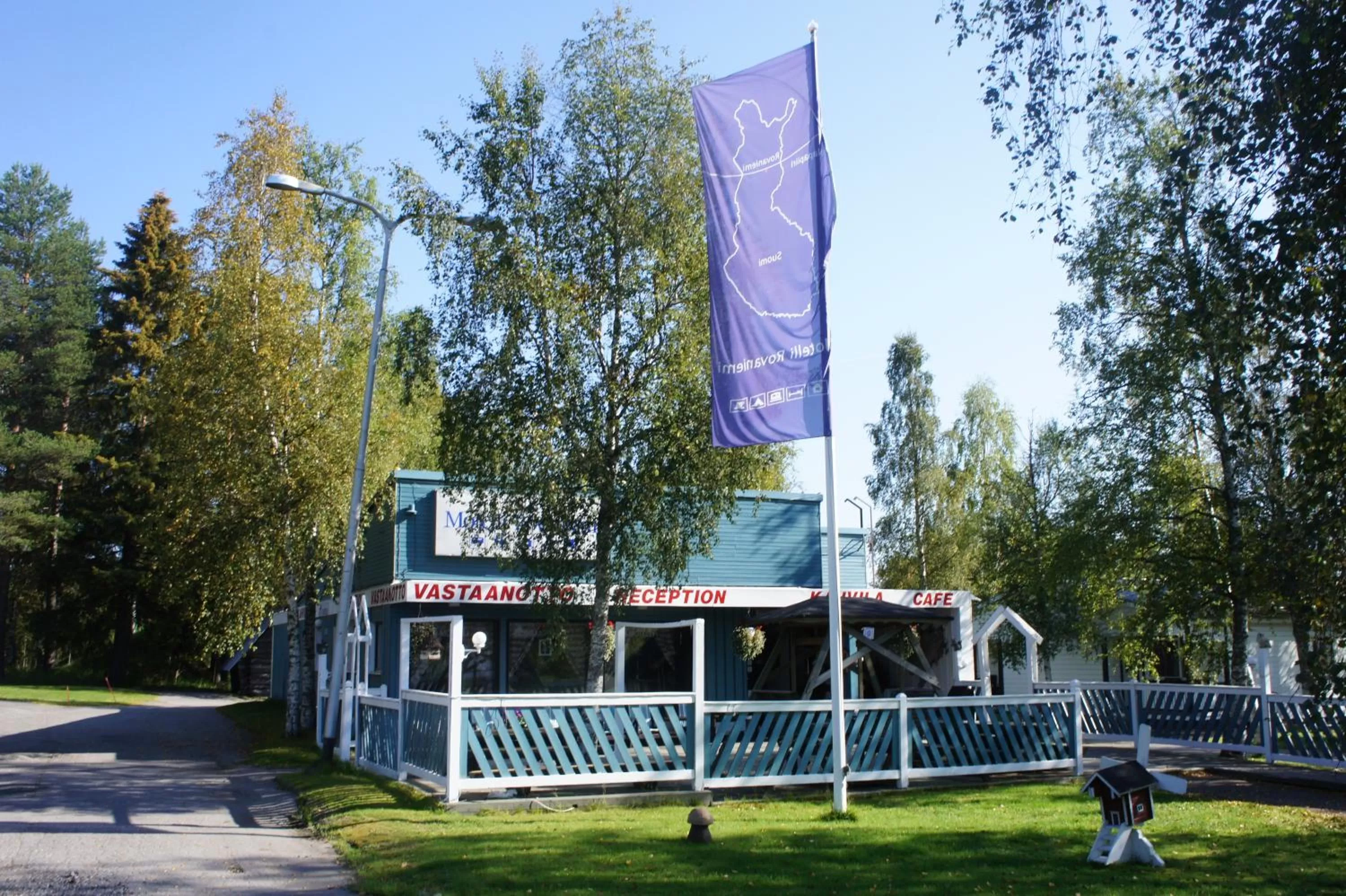 Facade/entrance in Motelli Rovaniemi