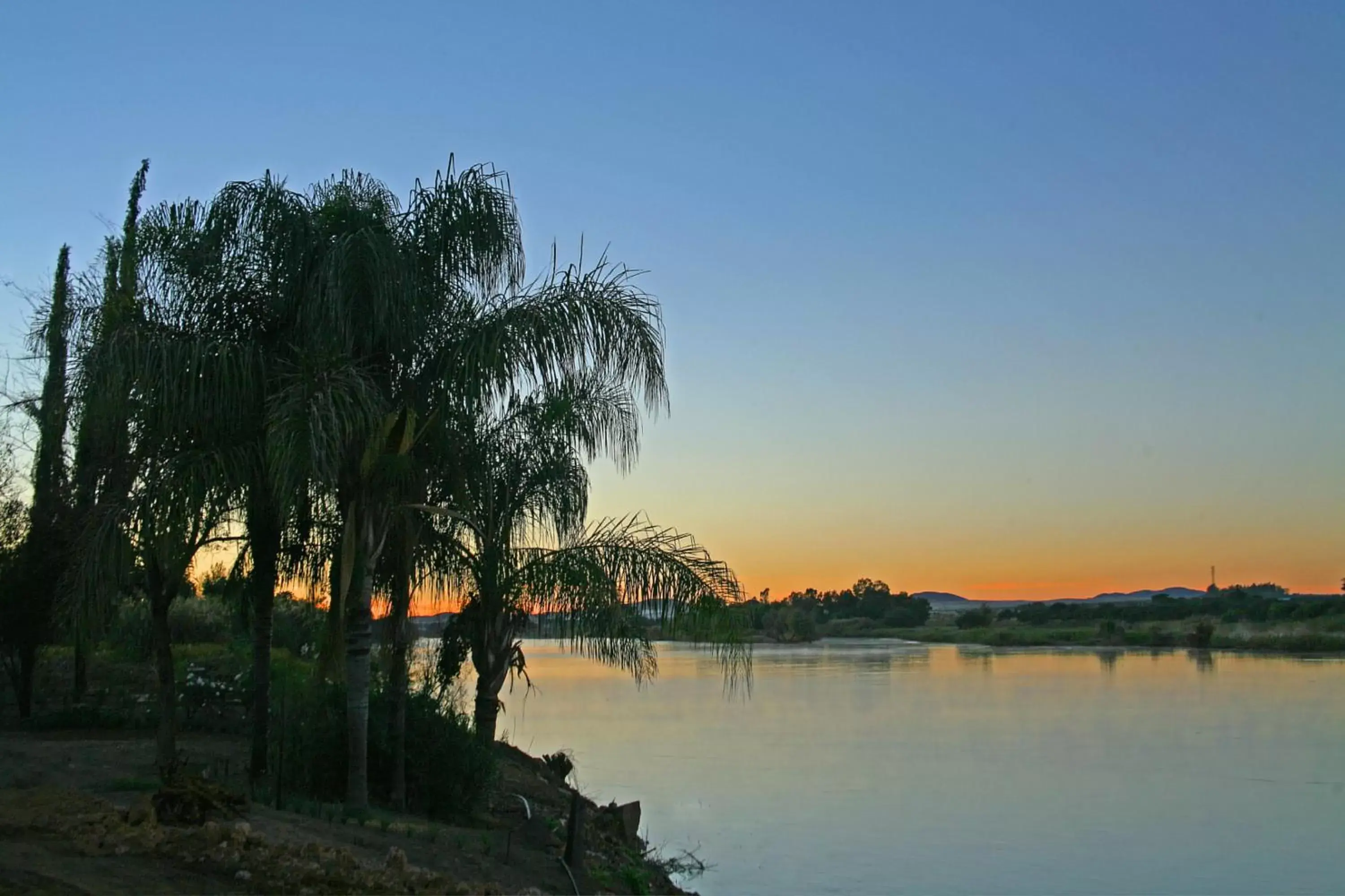 Sunset in River Place Manor