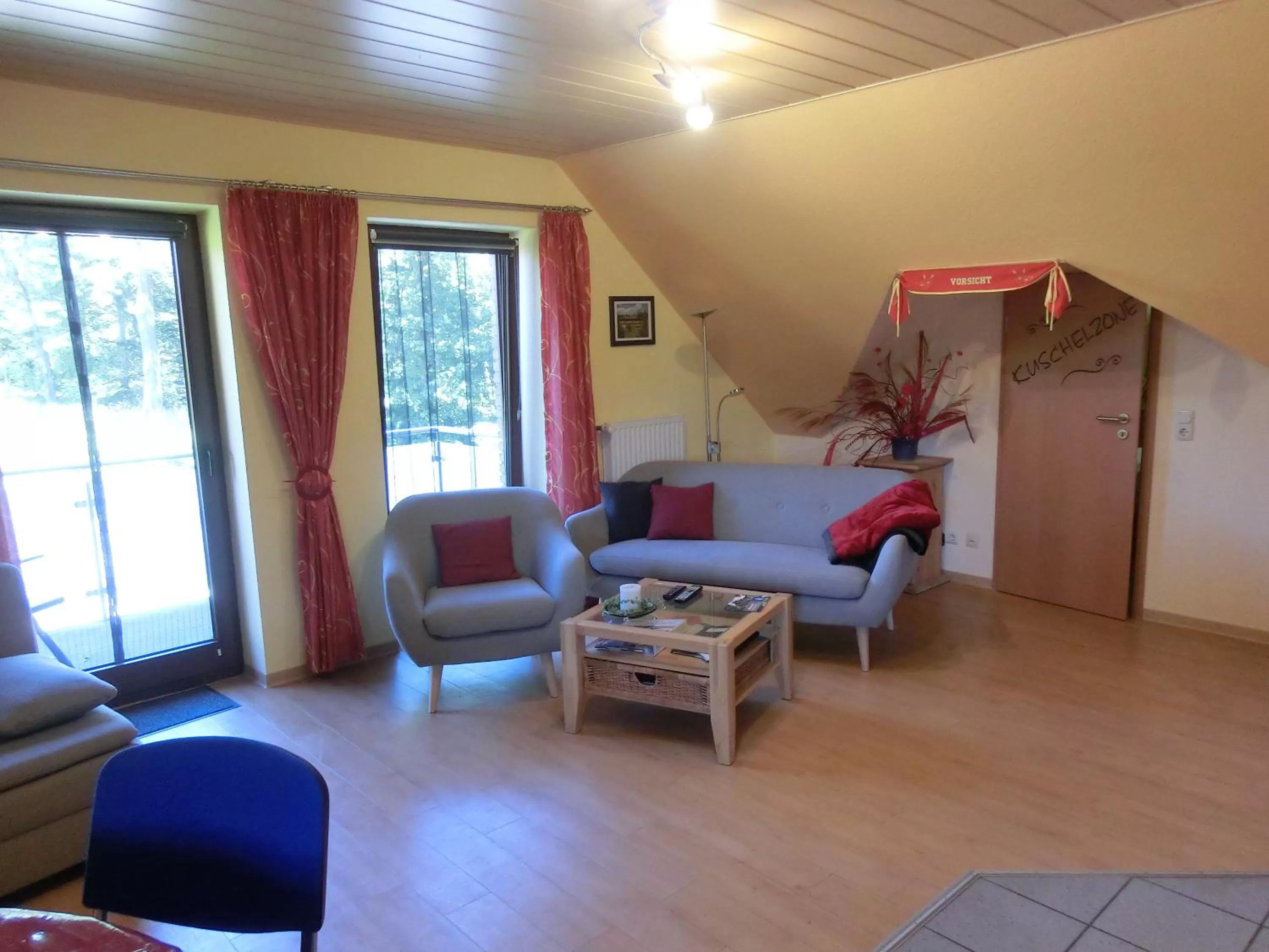 Living room in Ullas Gästehaus