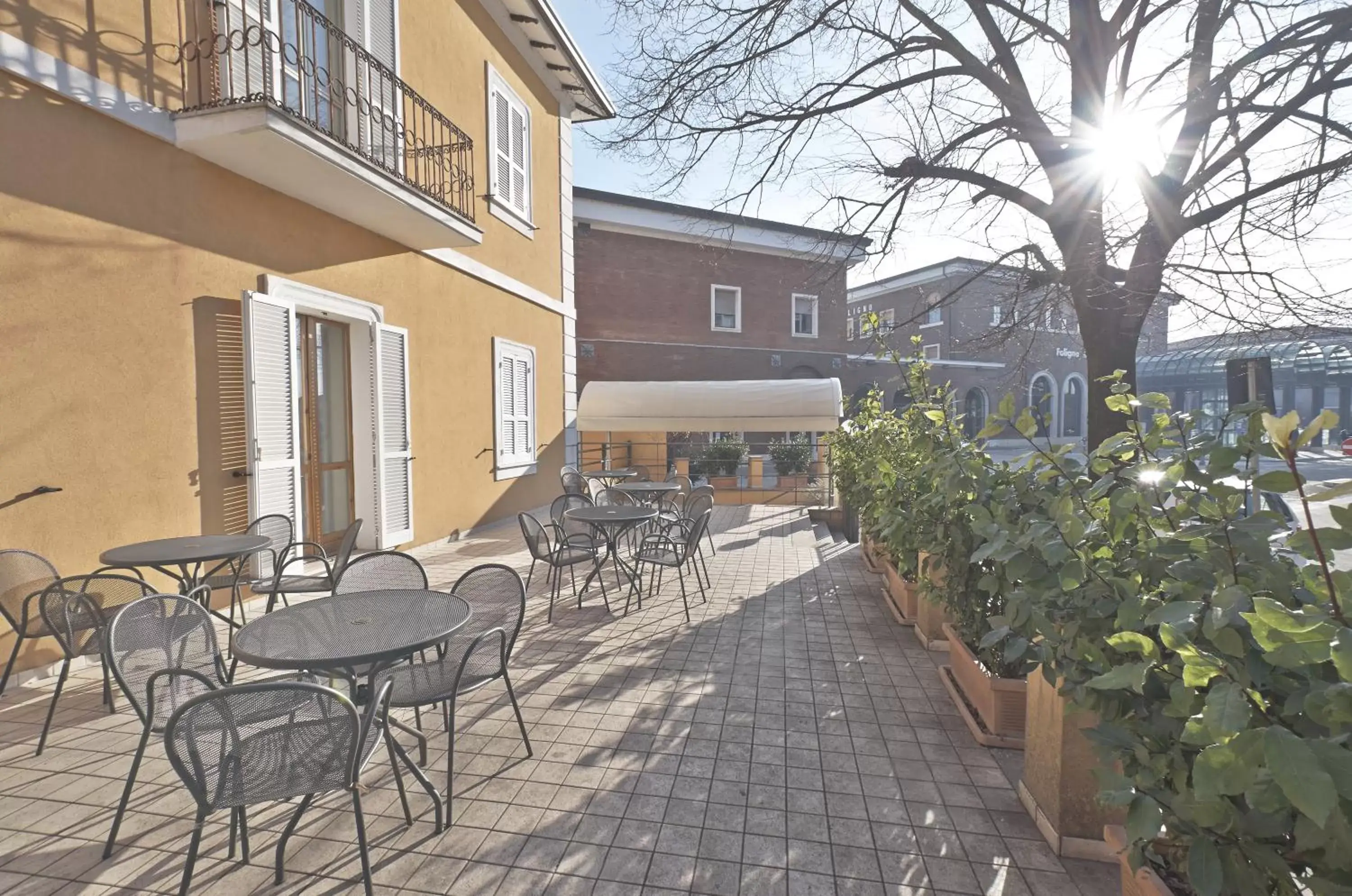 Balcony/Terrace, Property Building in Hotel Valentini Inn