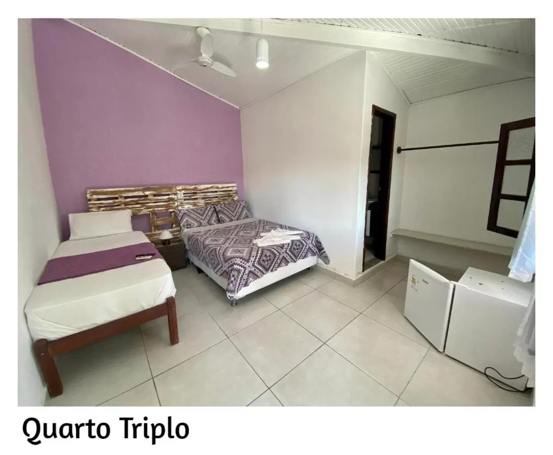 Bed in Pousada Porto Búzios