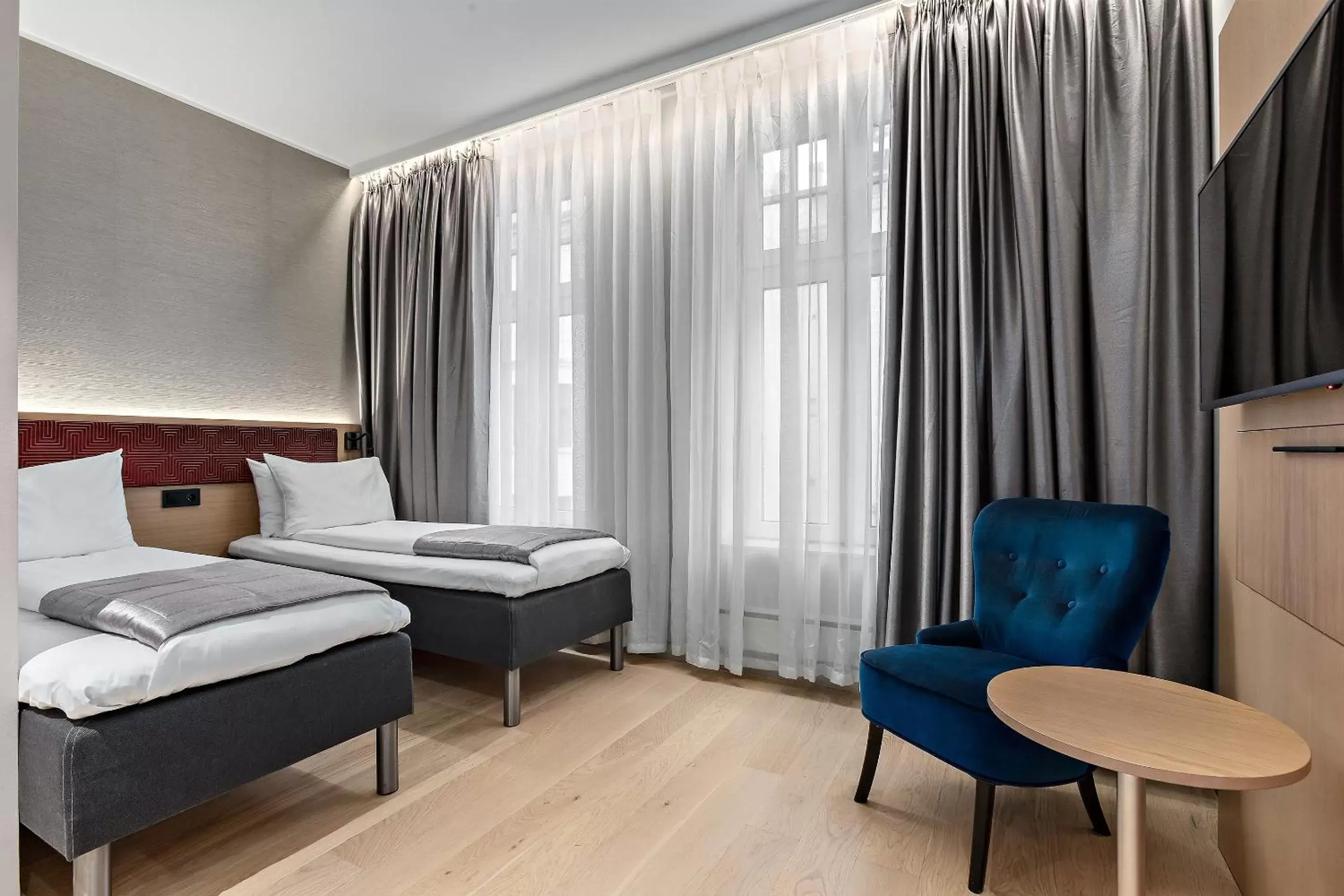 Bed in Bergen Harbour Hotel, WorldHotels Crafted