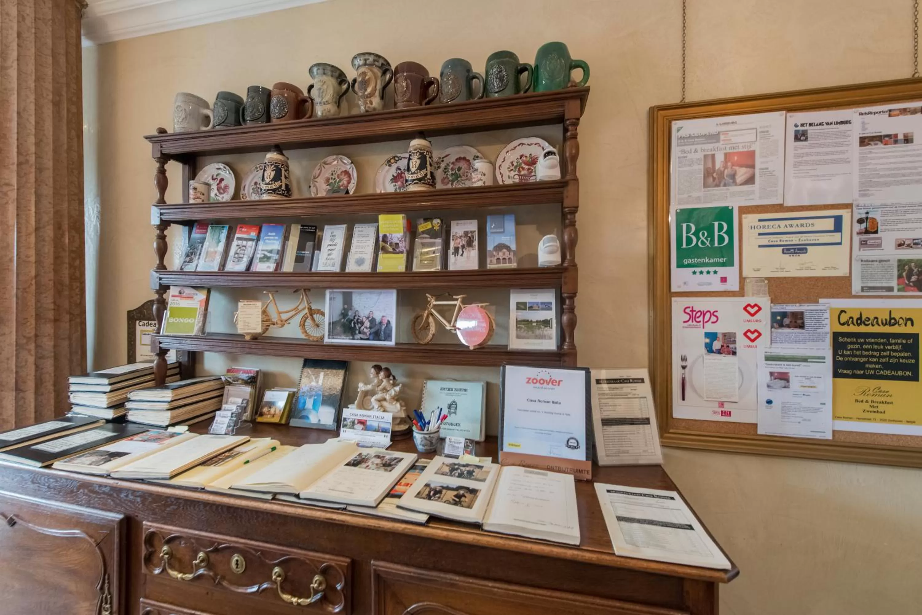 Area and facilities in B&B Casa Roman & Vakantiewoning voor 1 pers tot max 32 personen