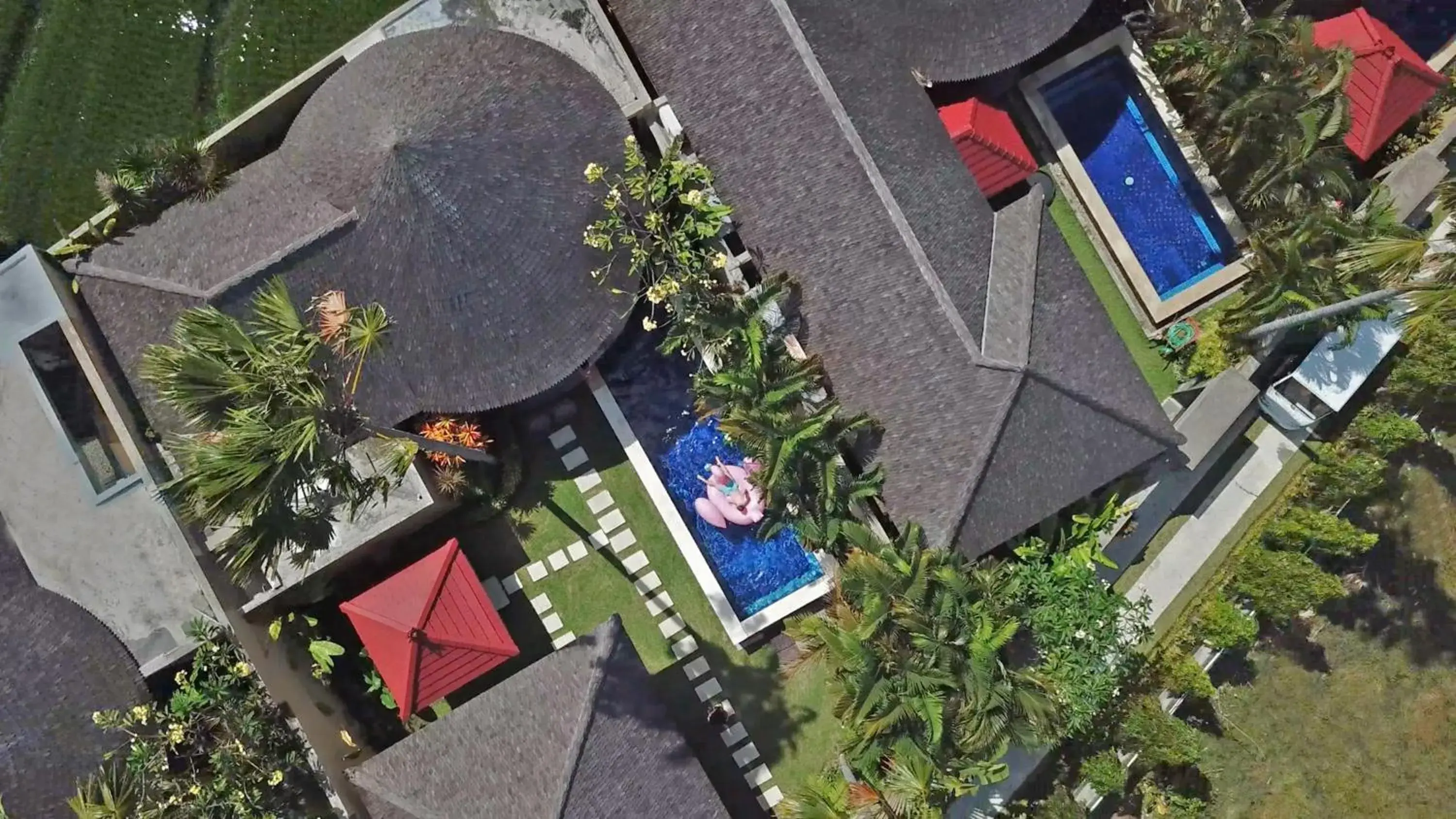 Bird's eye view, Bird's-eye View in The Bidadari Villas and Spa