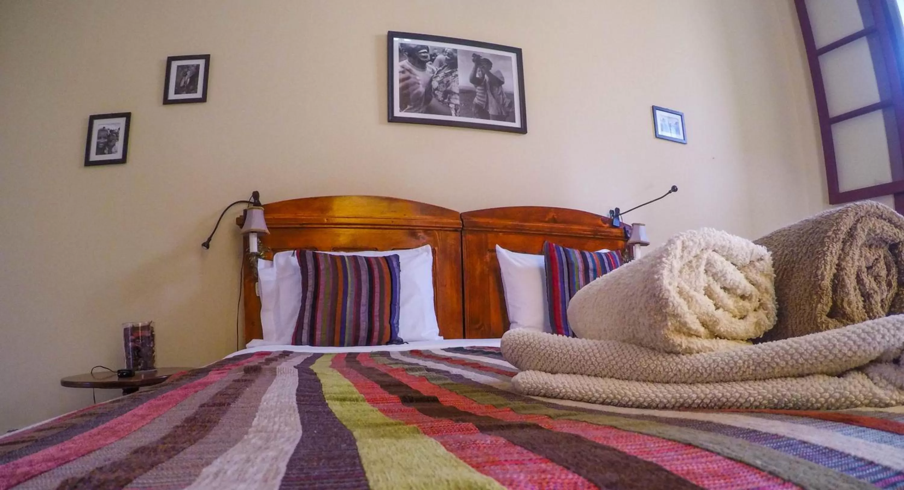Bed in The Colonial Guest House