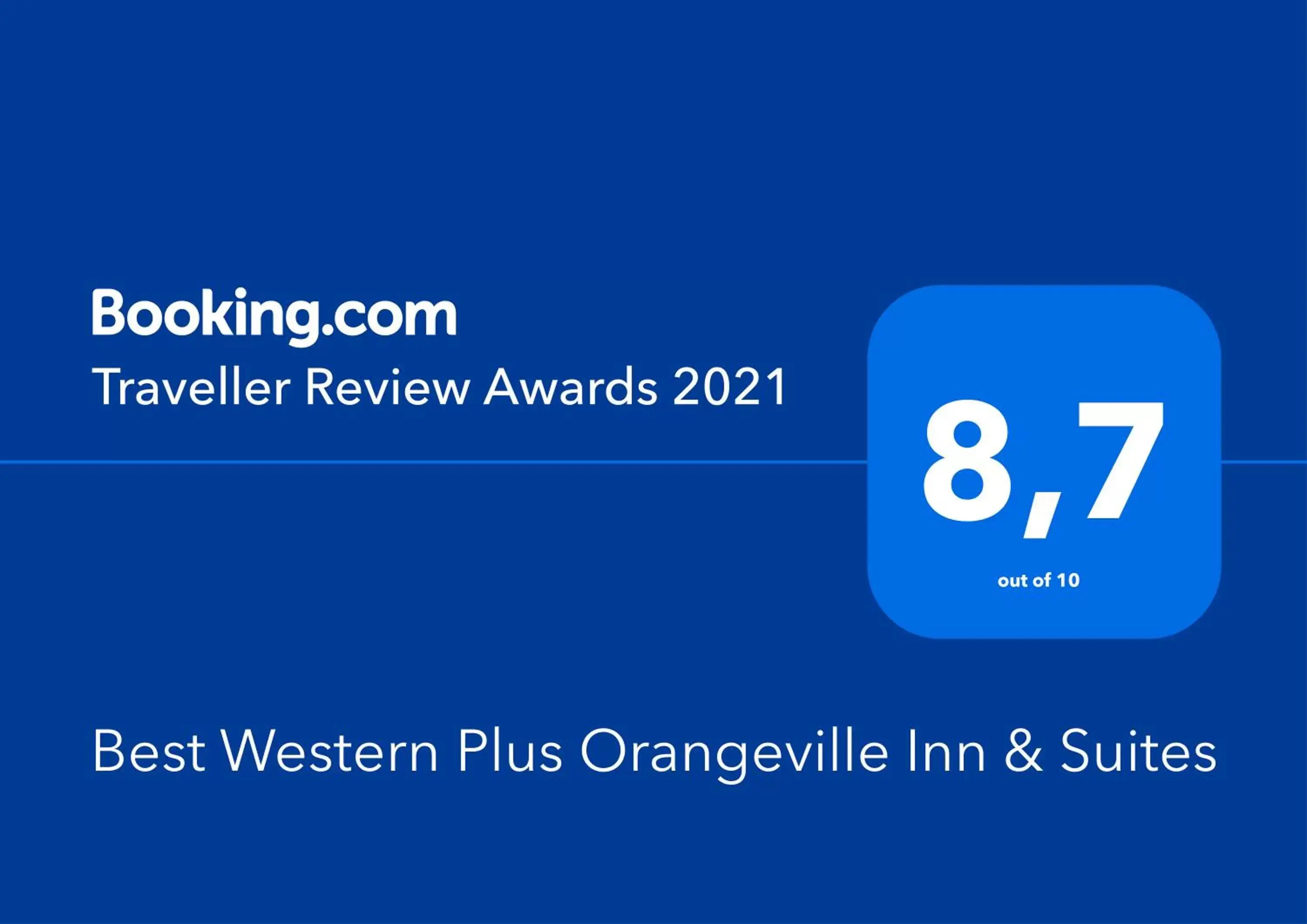 Logo/Certificate/Sign/Award in Best Western Plus Orangeville Inn & Suites