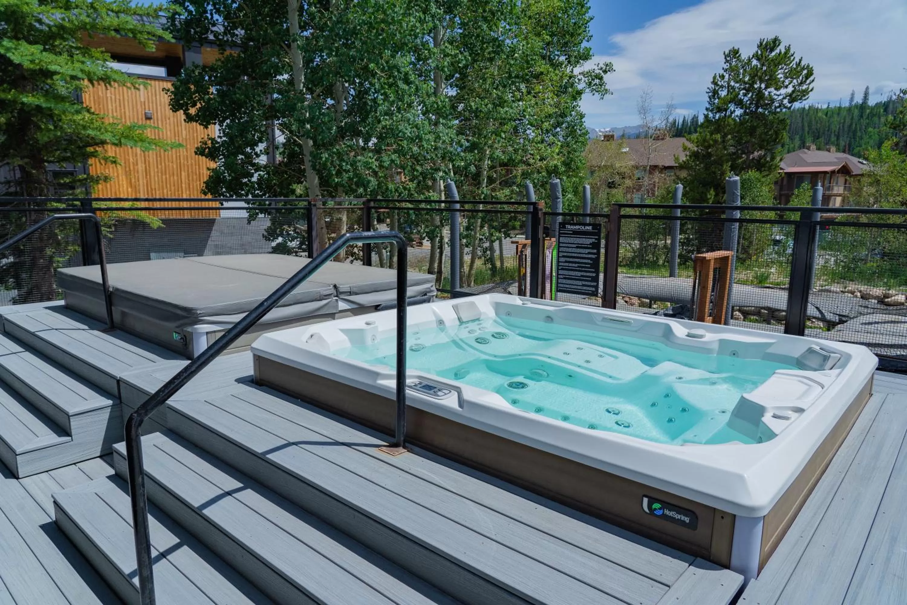 Hot Tub in Gravity Haus Winter Park