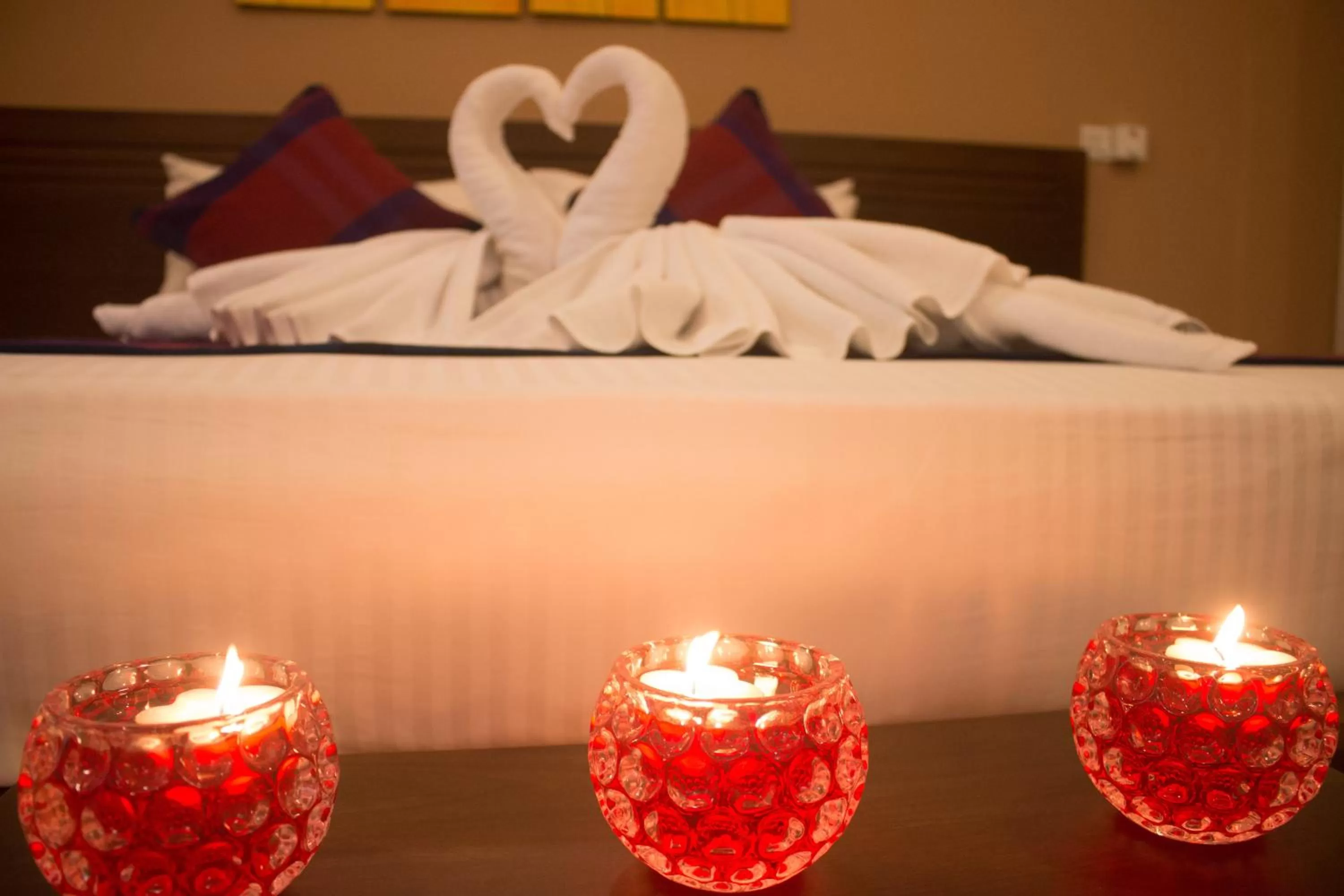 Decorative detail, Bed in The Suite 262