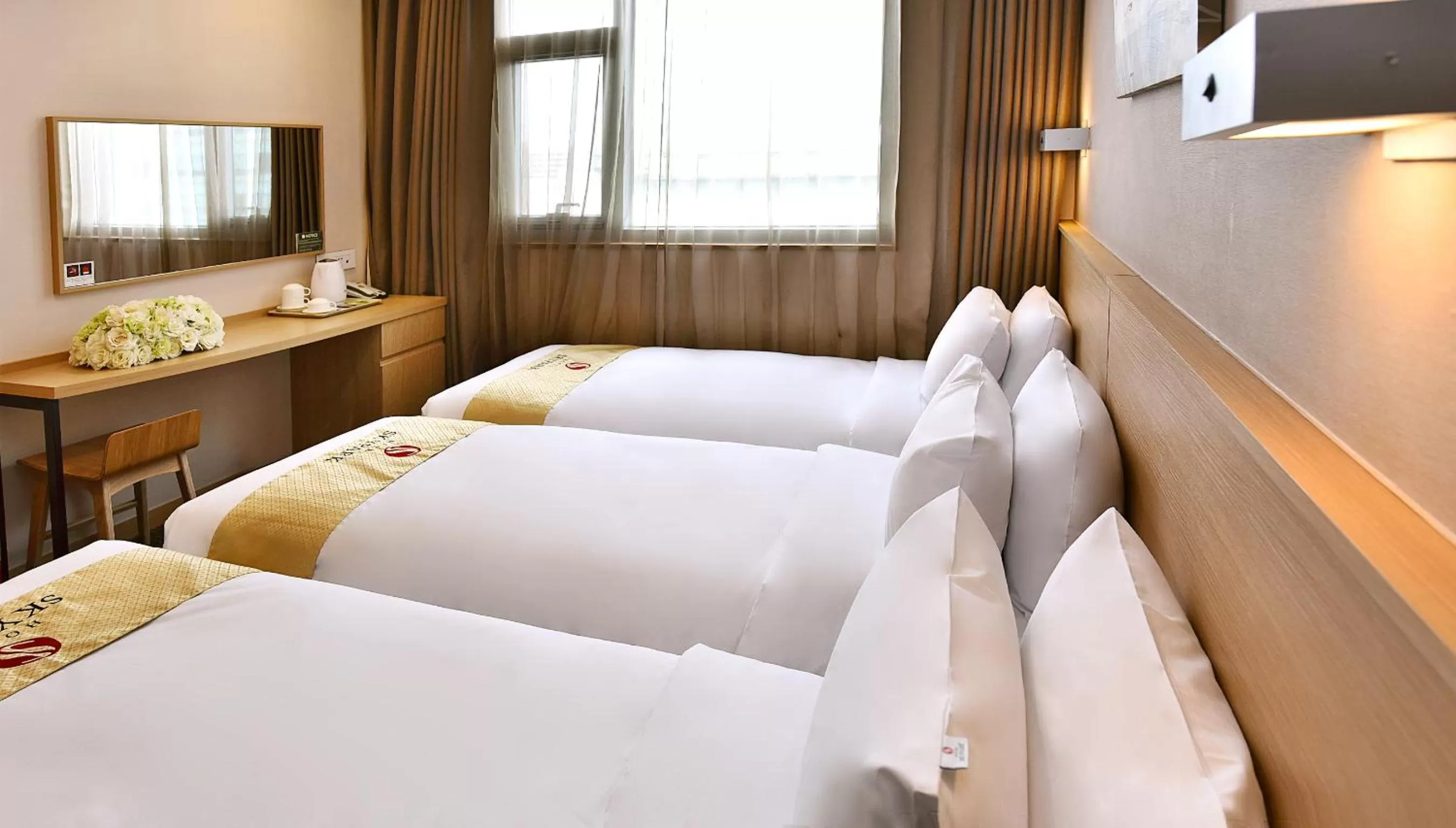Bed in Hotel Skypark Dongdaemun I