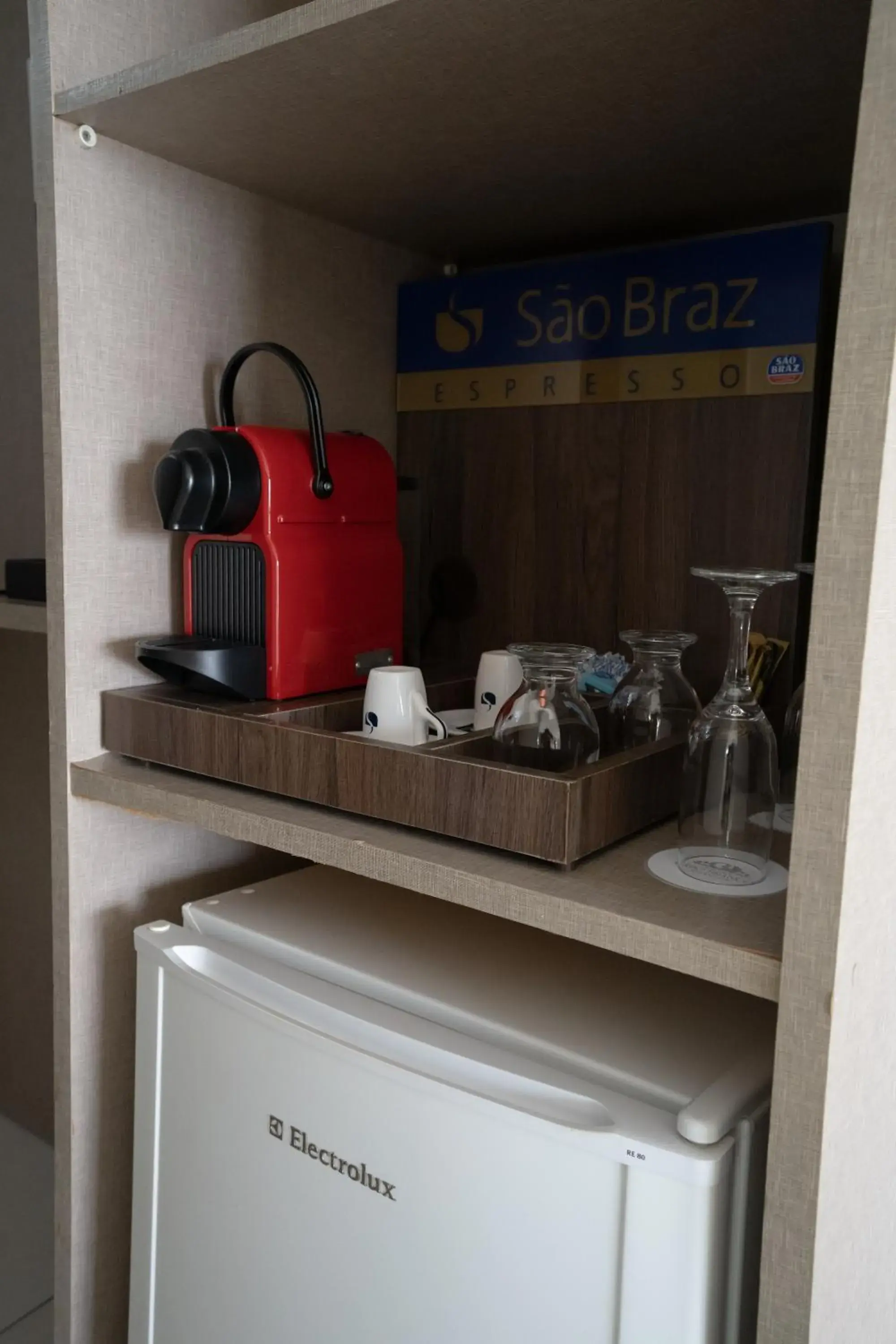 Coffee/tea facilities, Kitchen/Kitchenette in Hotel Cabo Branco Atlântico