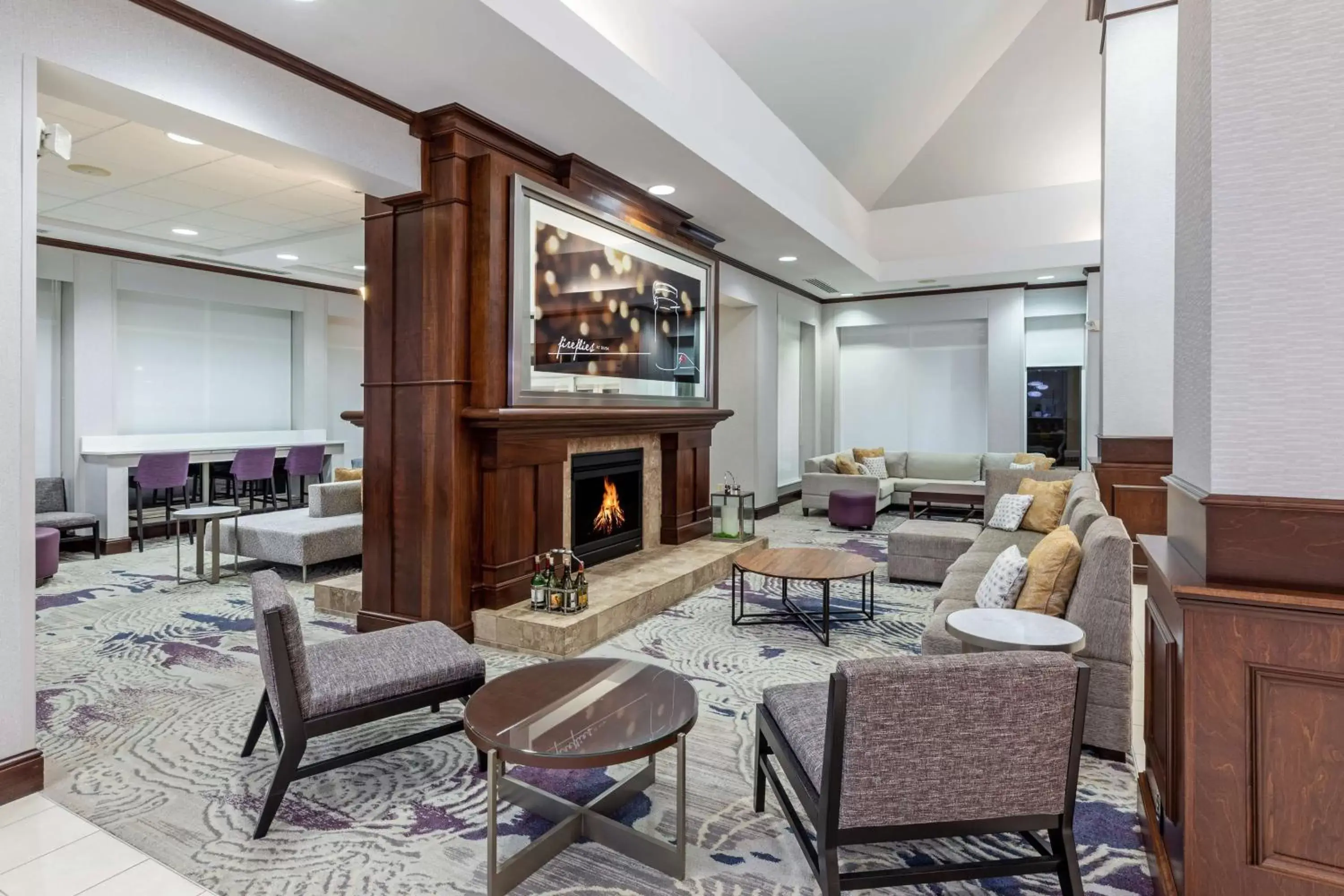 Lobby or reception, Lounge/Bar in Hilton Garden Inn Aiken