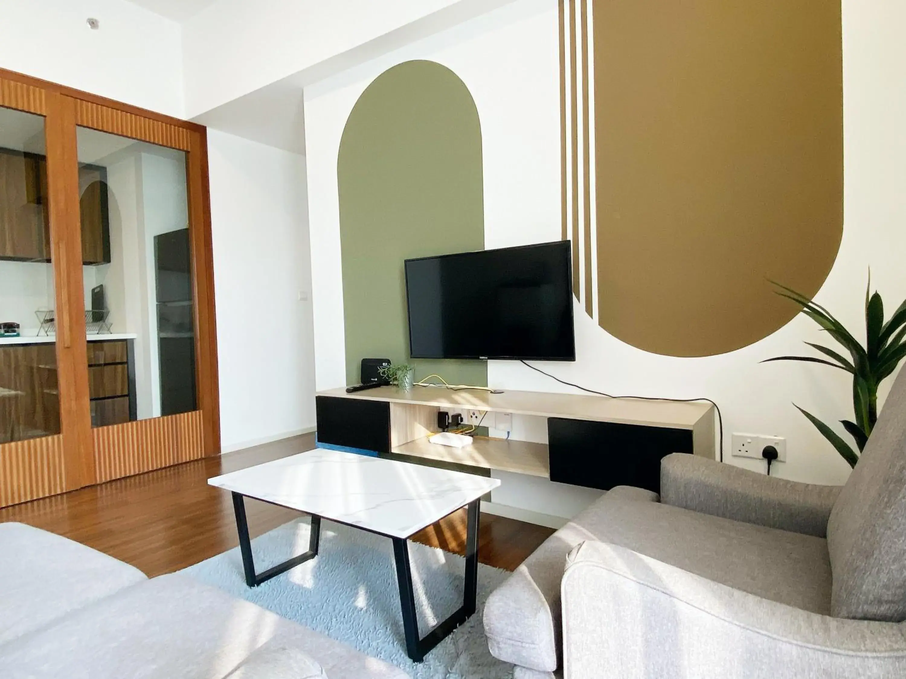 TV/Entertainment Center in Infini Suites@ UNA Residences, Sunway Velocity KL
