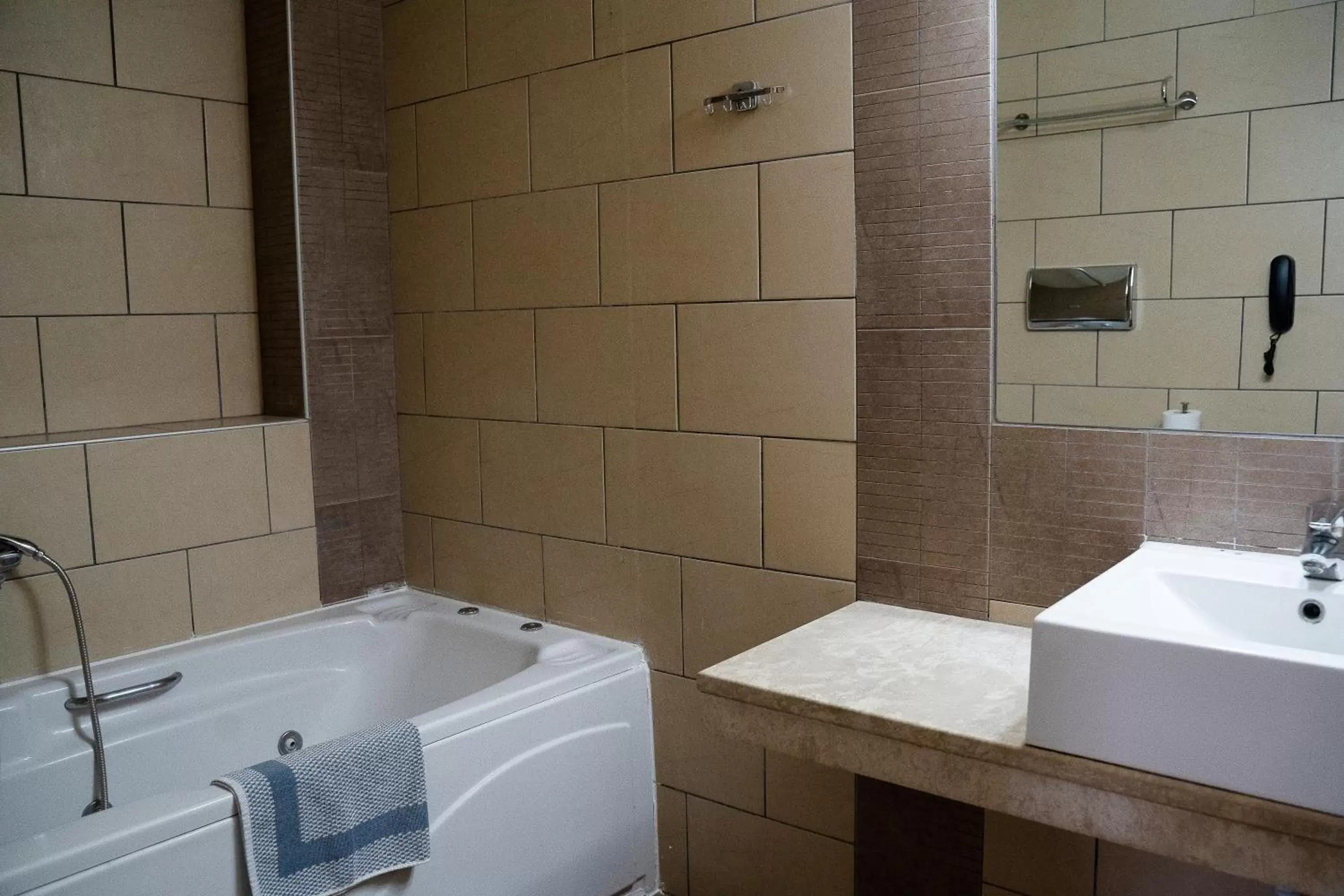 Bathroom in Hotel Antoniadis