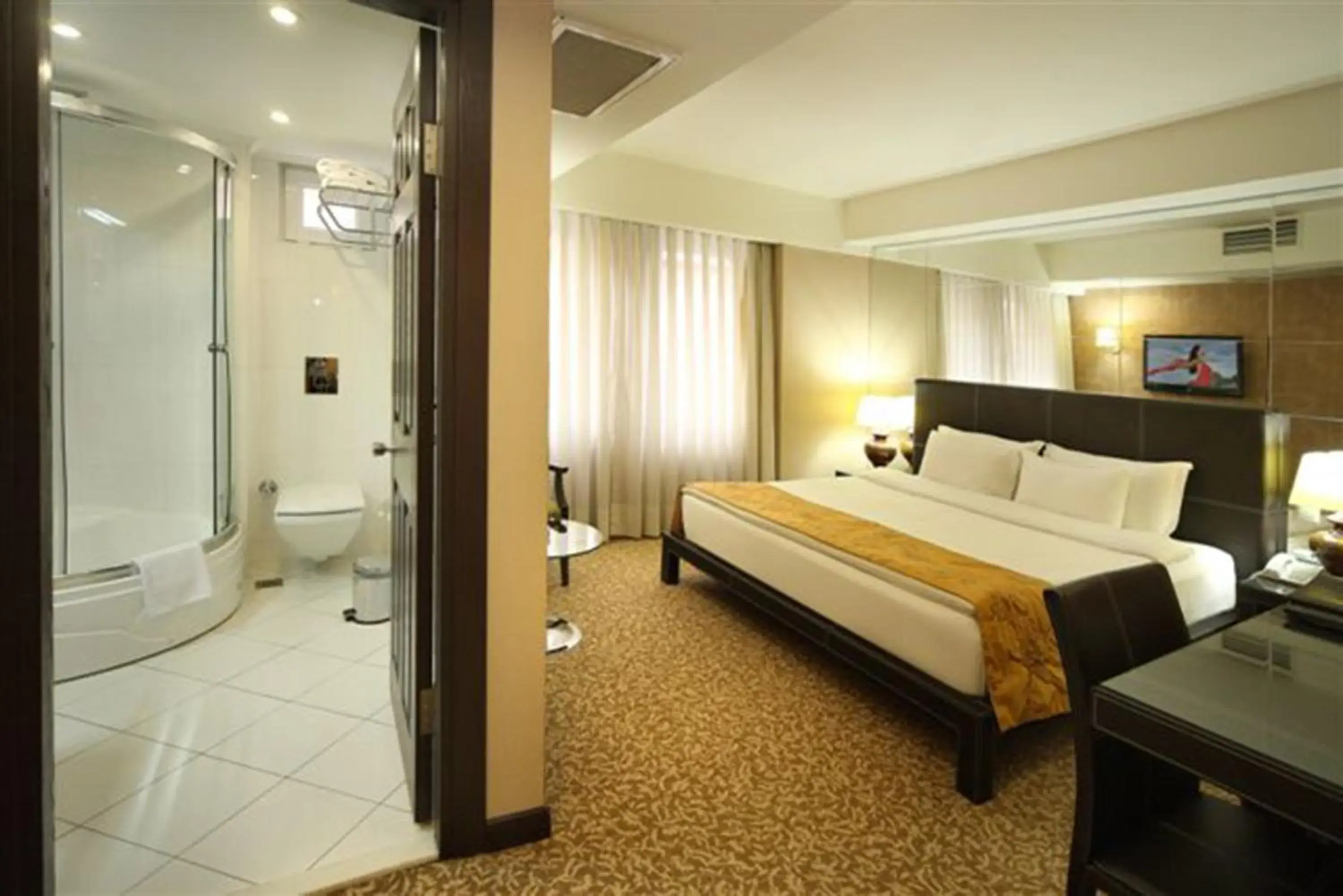 Shower, Bed in Cartoon Hotel