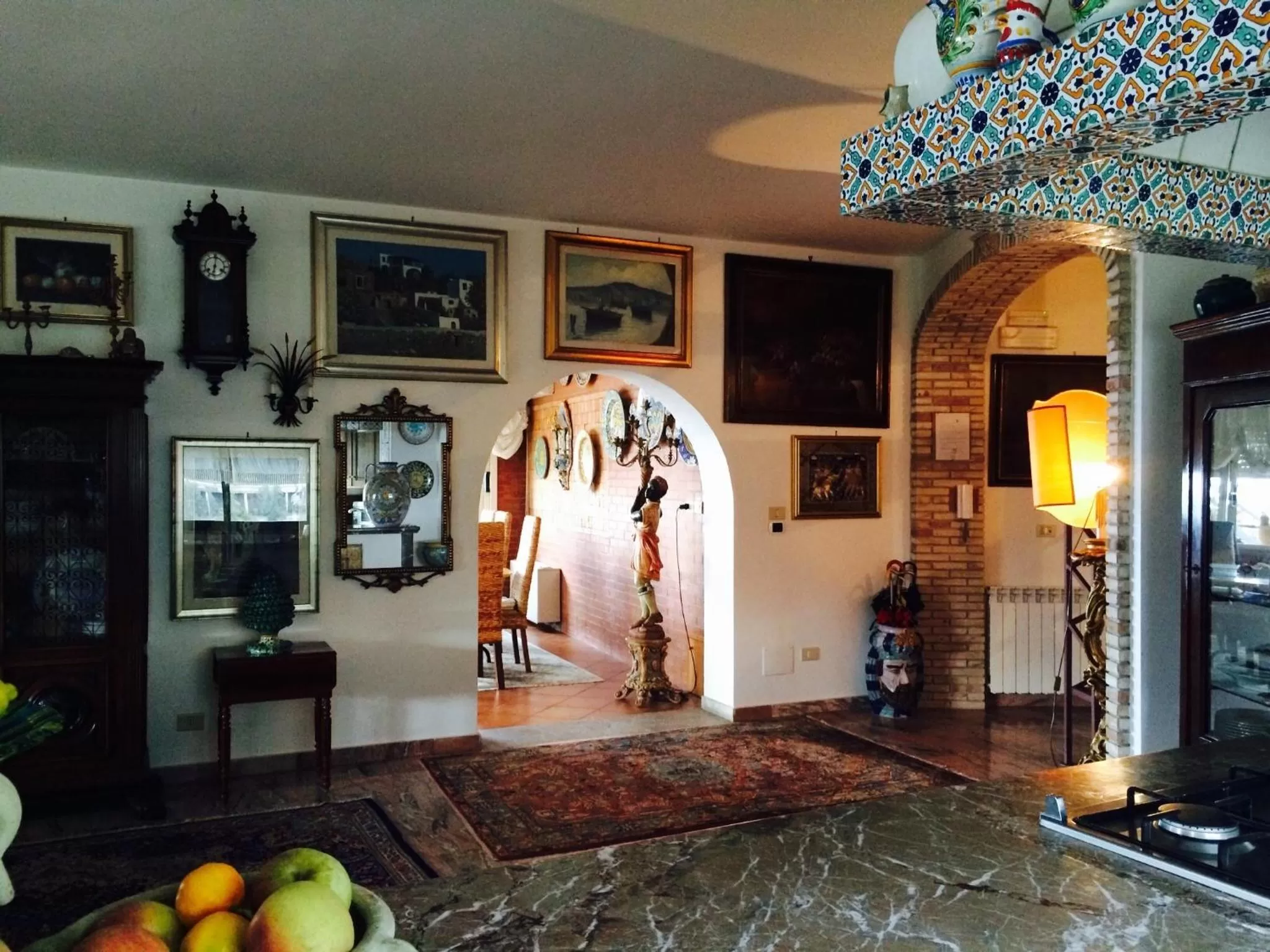 Decorative detail in B&B Martina