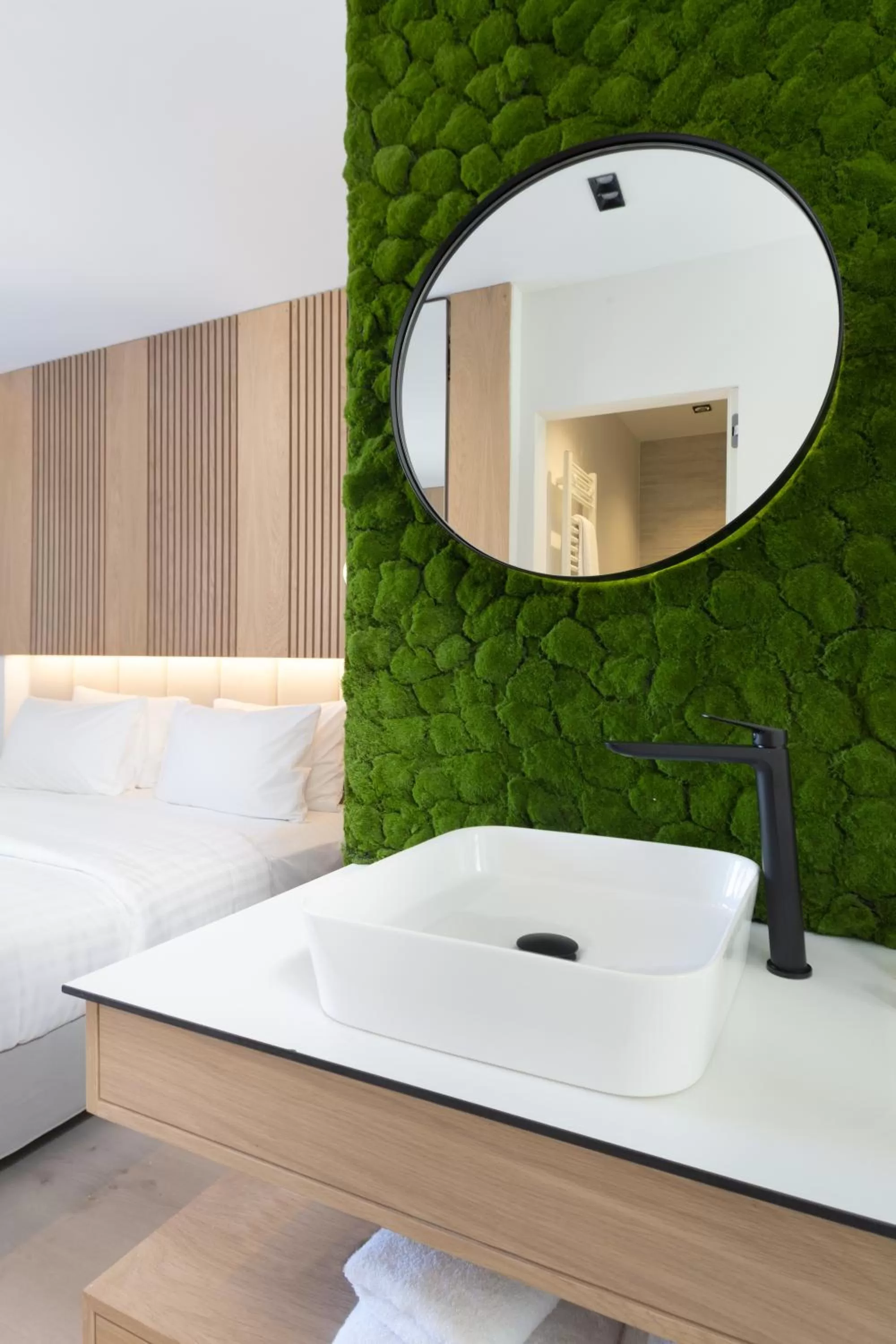 Bed in Incanto Boutique Suites - Neos Kosmos