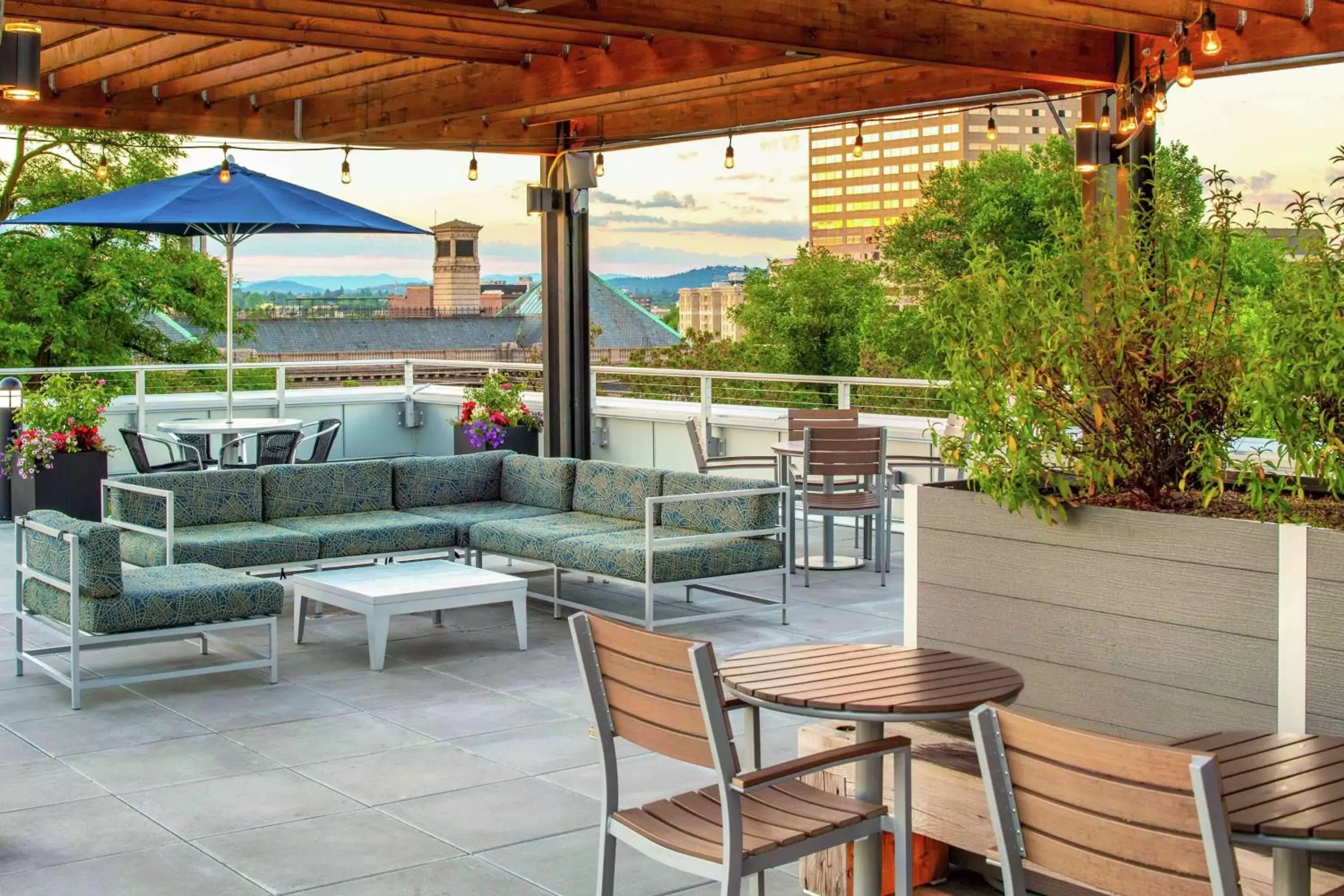 Patio in Hampton Inn And Suites By Hilton Portland-Pearl District