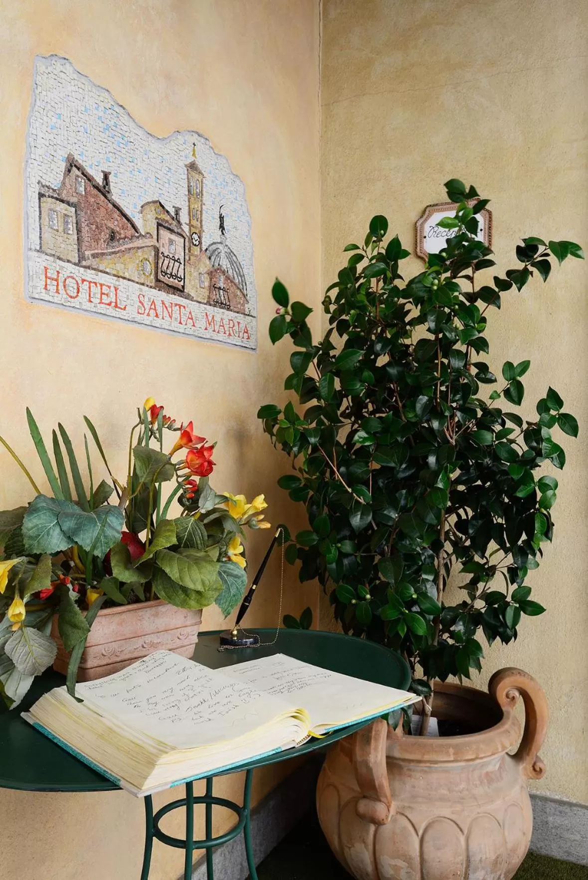 Decorative detail in Hotel Santa Maria