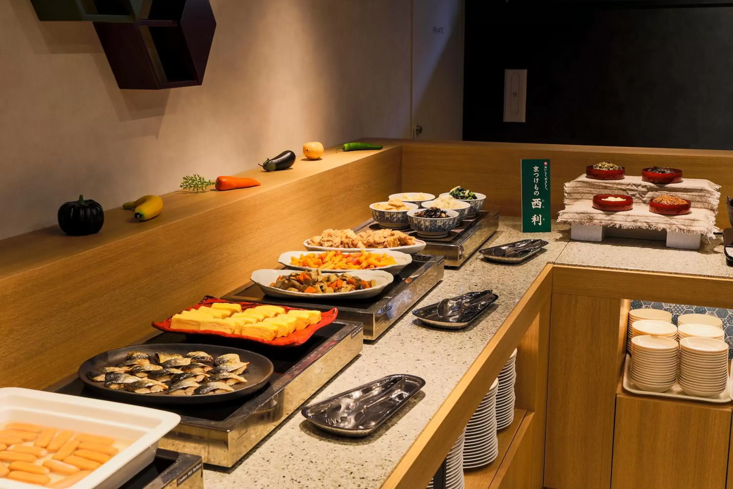 Breakfast in Hotel Wing International Premium Kyoto Sanjo