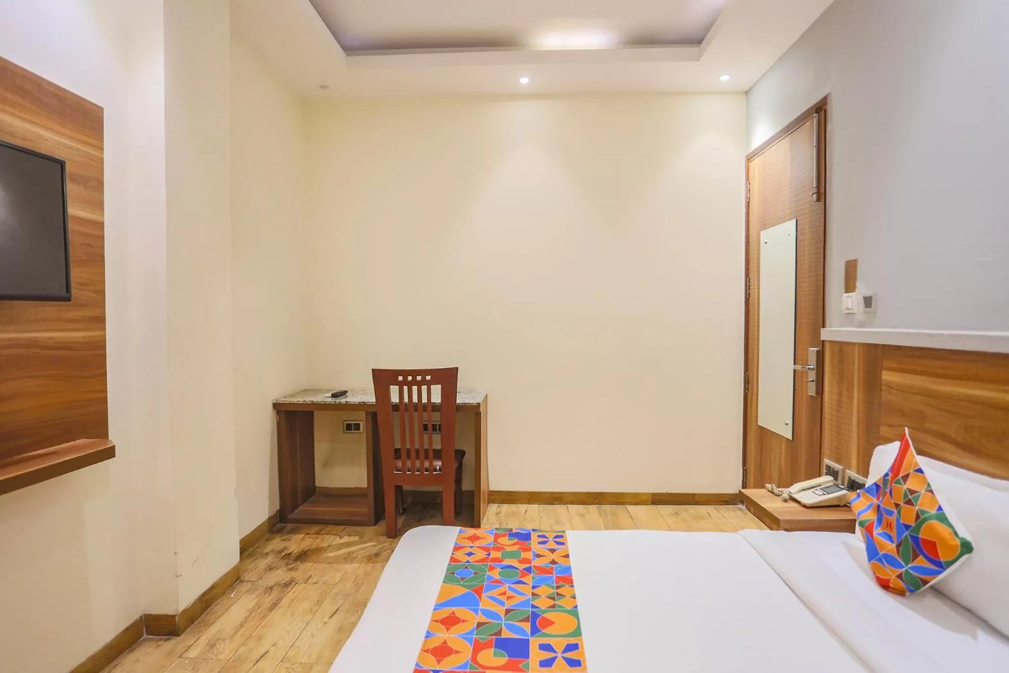 Bedroom, Bed in FabHotel Royal Touch Patel Nagar