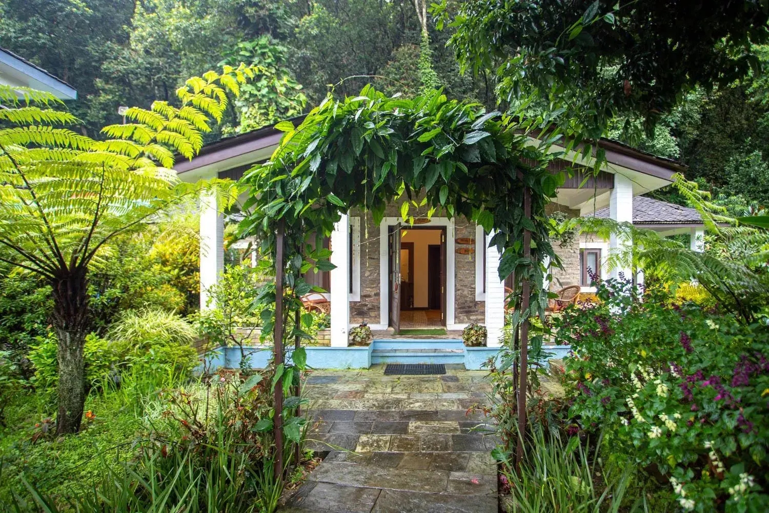 Garden in Fish Tail Lodge