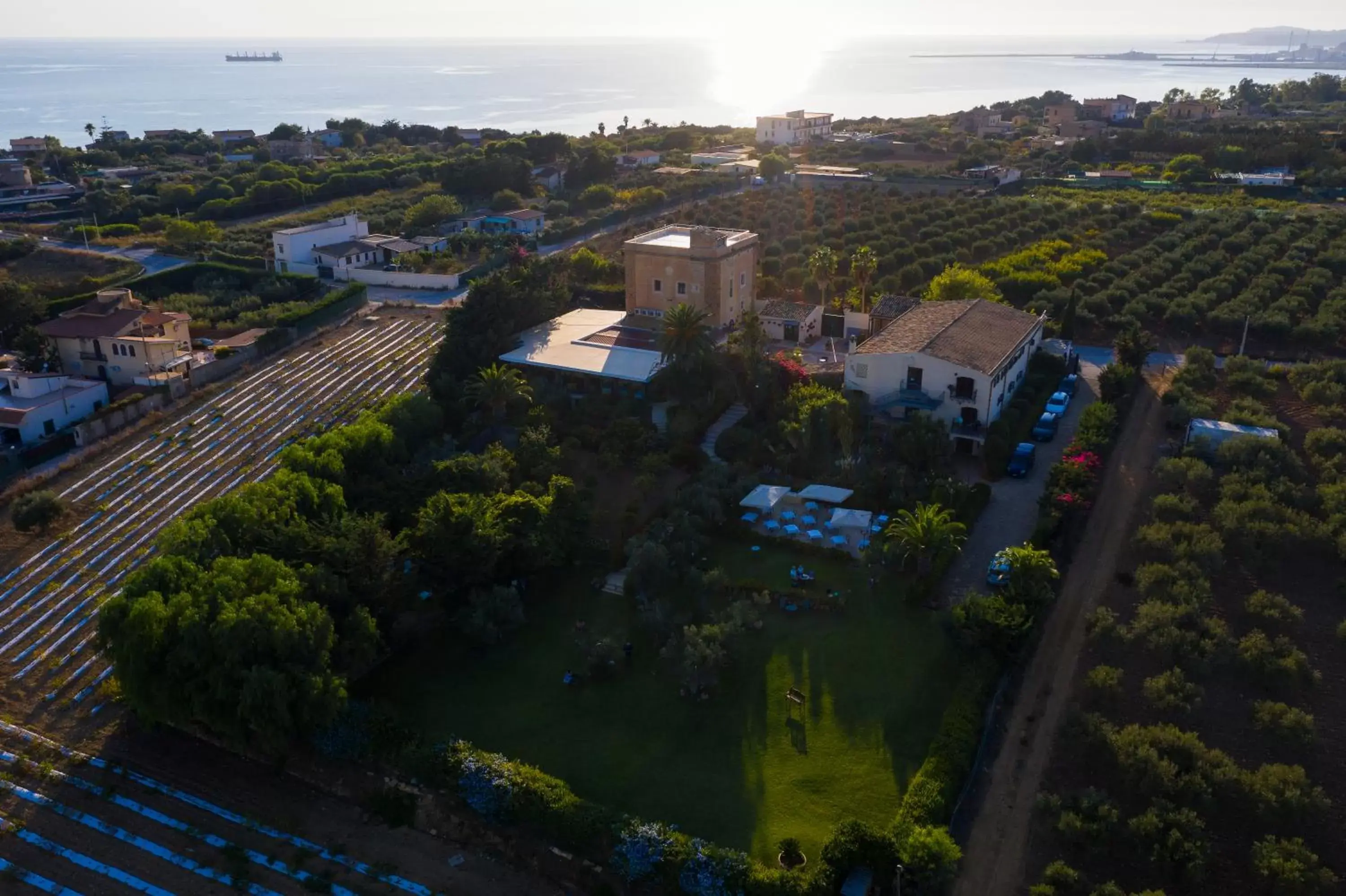 Bird's-eye View in Hotel Foresteria Baglio Della Luna