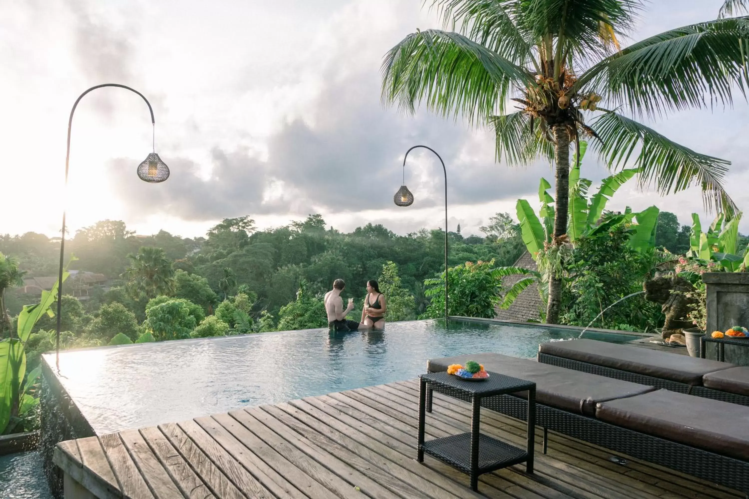 Swimming pool in Mahadana Ubud Swimming pool in Mahadana Ubud