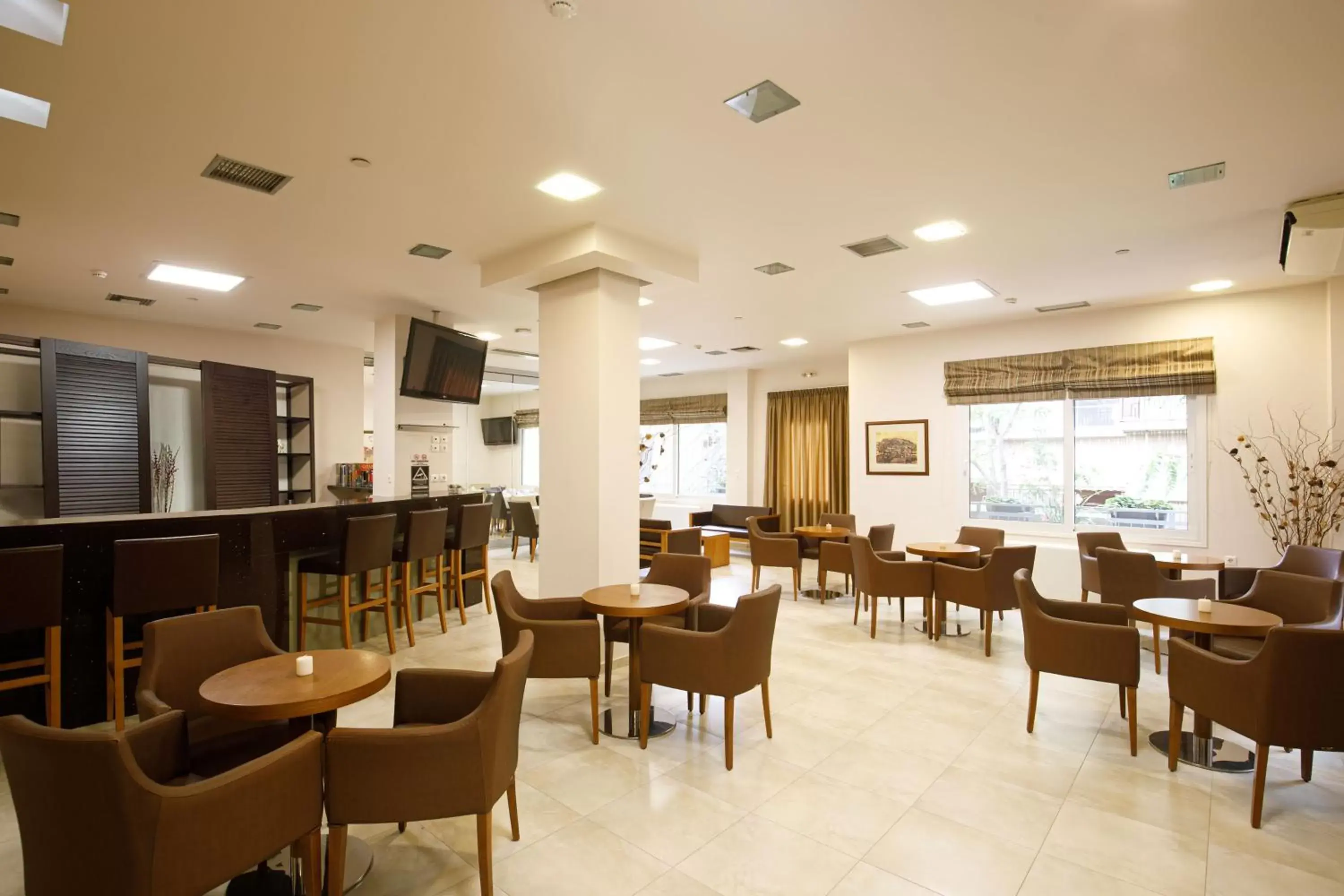 Lounge or bar, Restaurant/Places to Eat in Hotel Athina