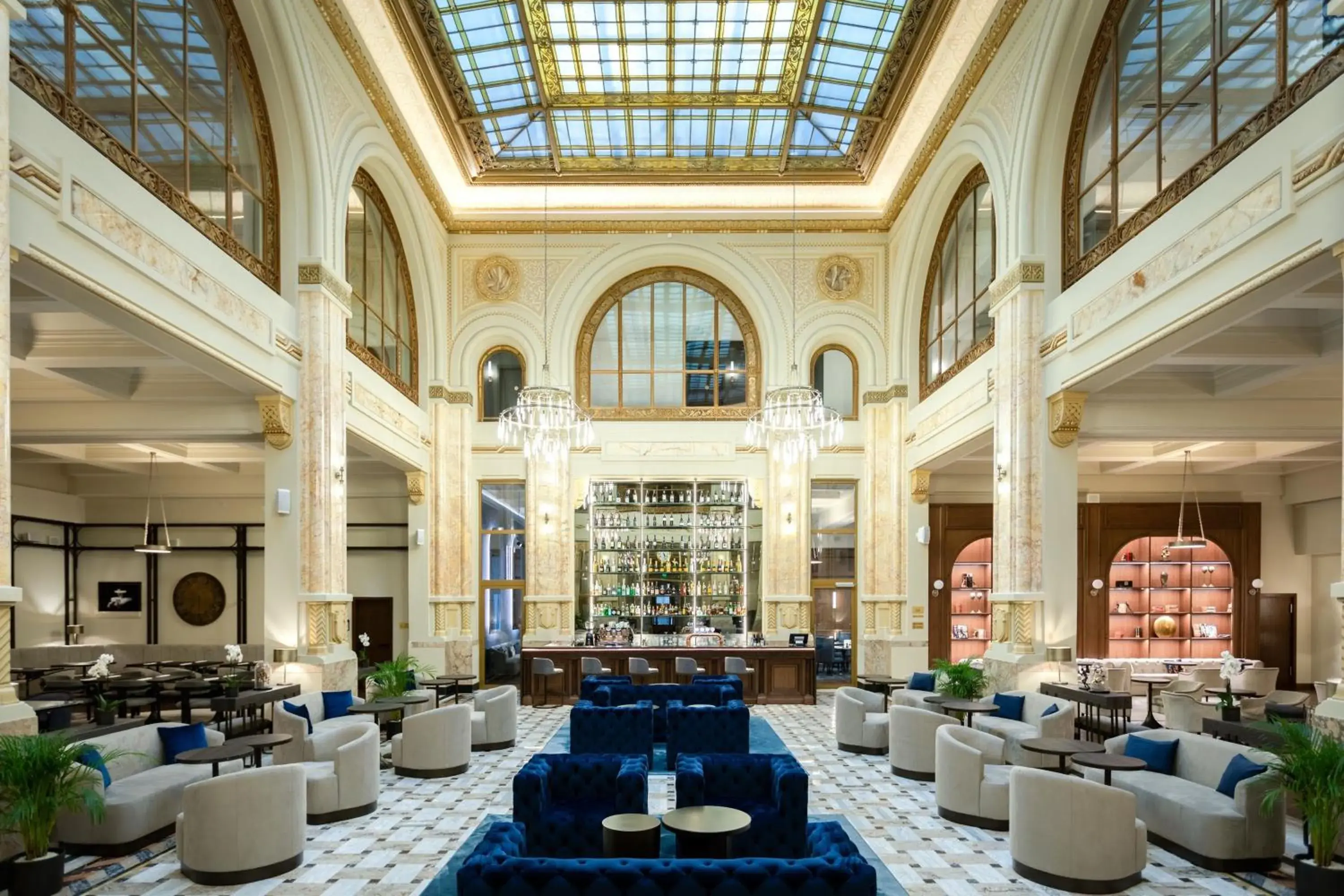 Lobby or reception, Restaurant/Places to Eat in The Marmorosch Bucharest, Autograph Collection