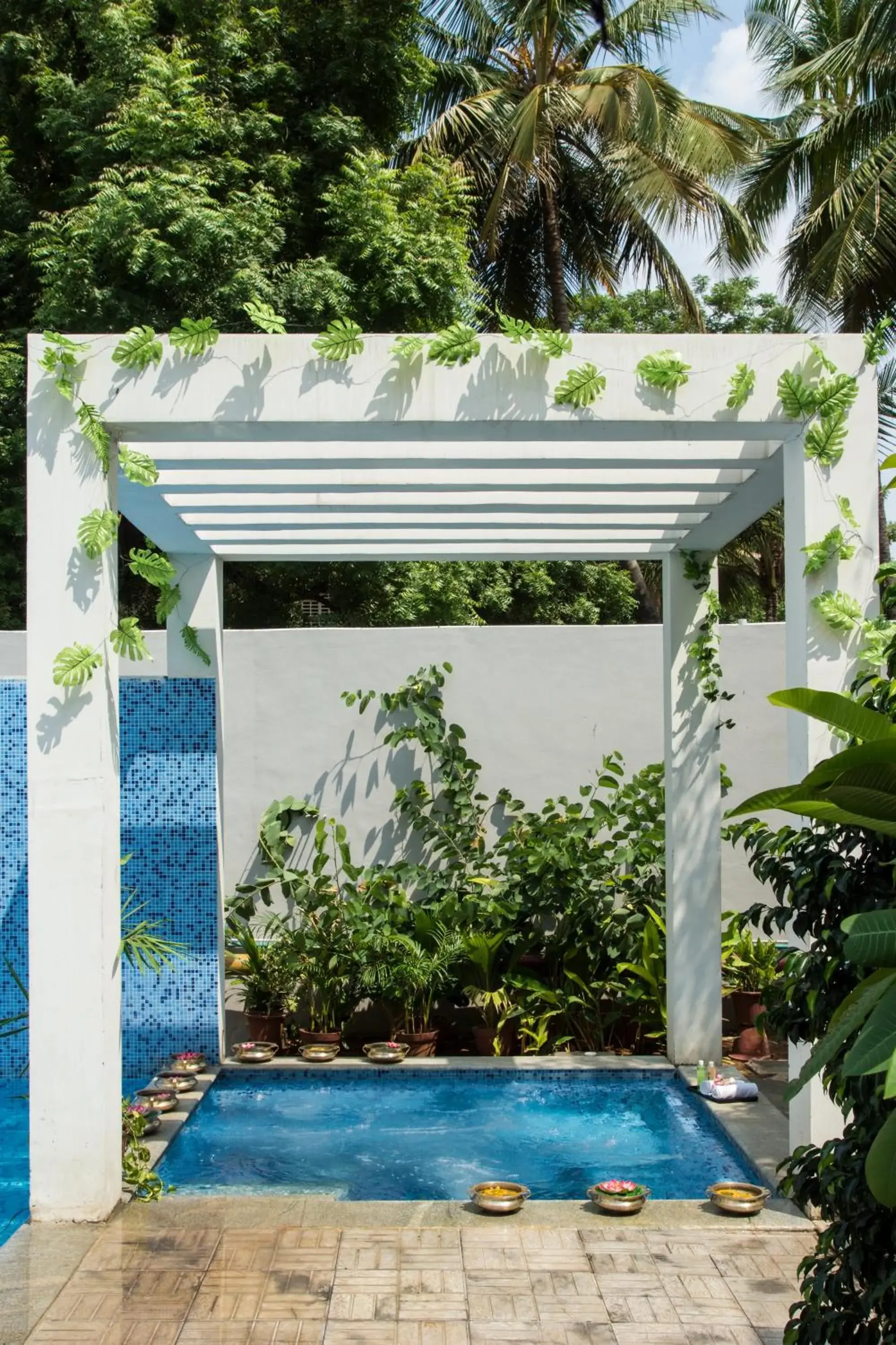 Swimming pool in JC Residency Madurai Swimming pool in JC Residency Madurai