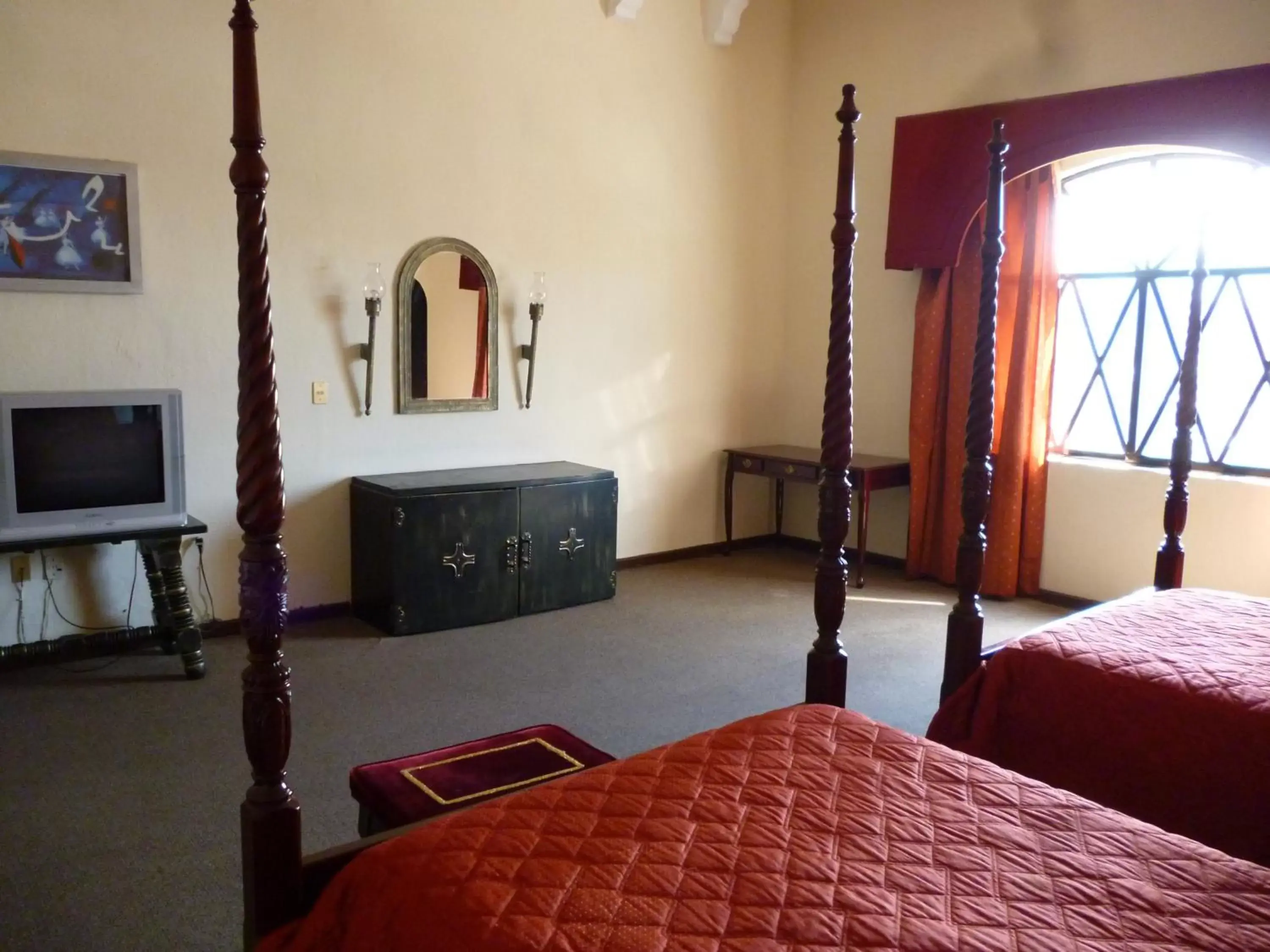 Bedroom, Bed in Hotel Castillo de Santa Cecilia