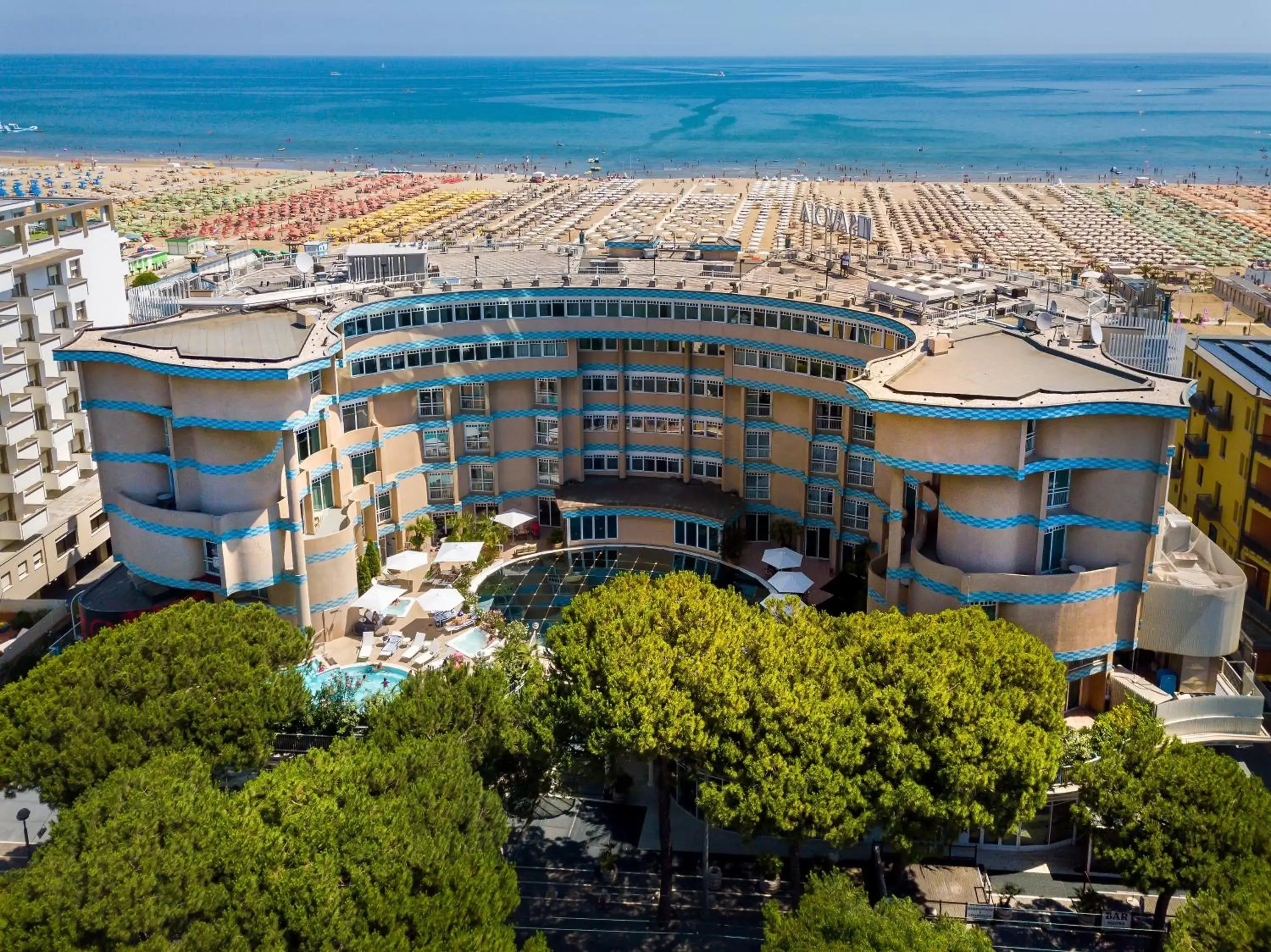 Property building, Bird's-eye View in Savoia Hotel Rimini