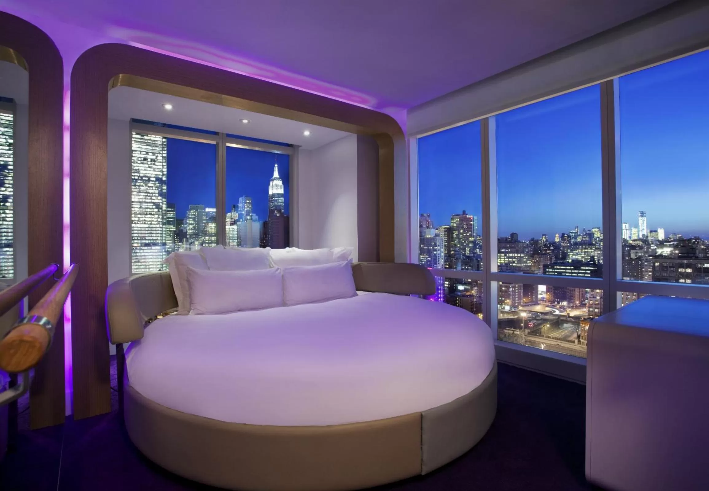 Bed in YOTEL New York Times Square