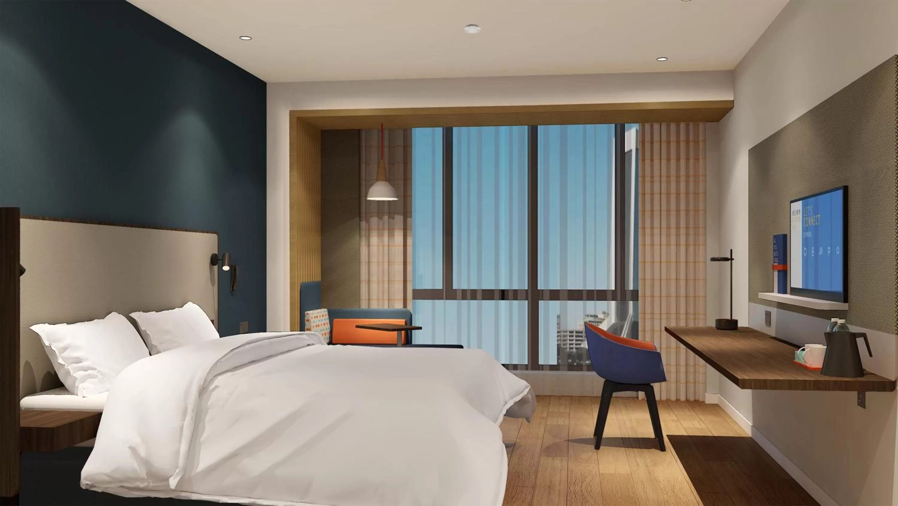 Photo of the whole room, Bed in Holiday Inn Express Hangzhou Westlake East by IHG