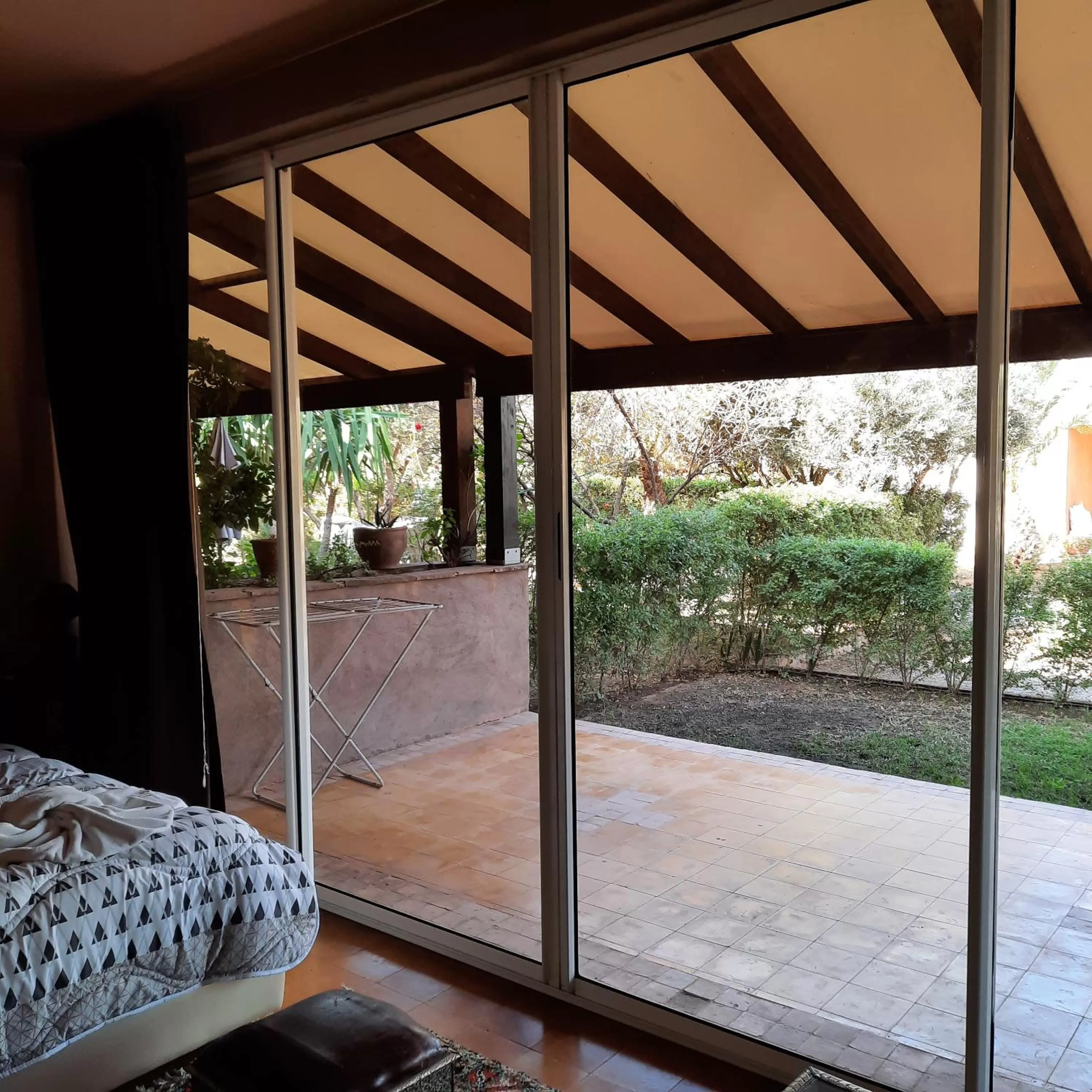 Garden view in Résidence Habiba