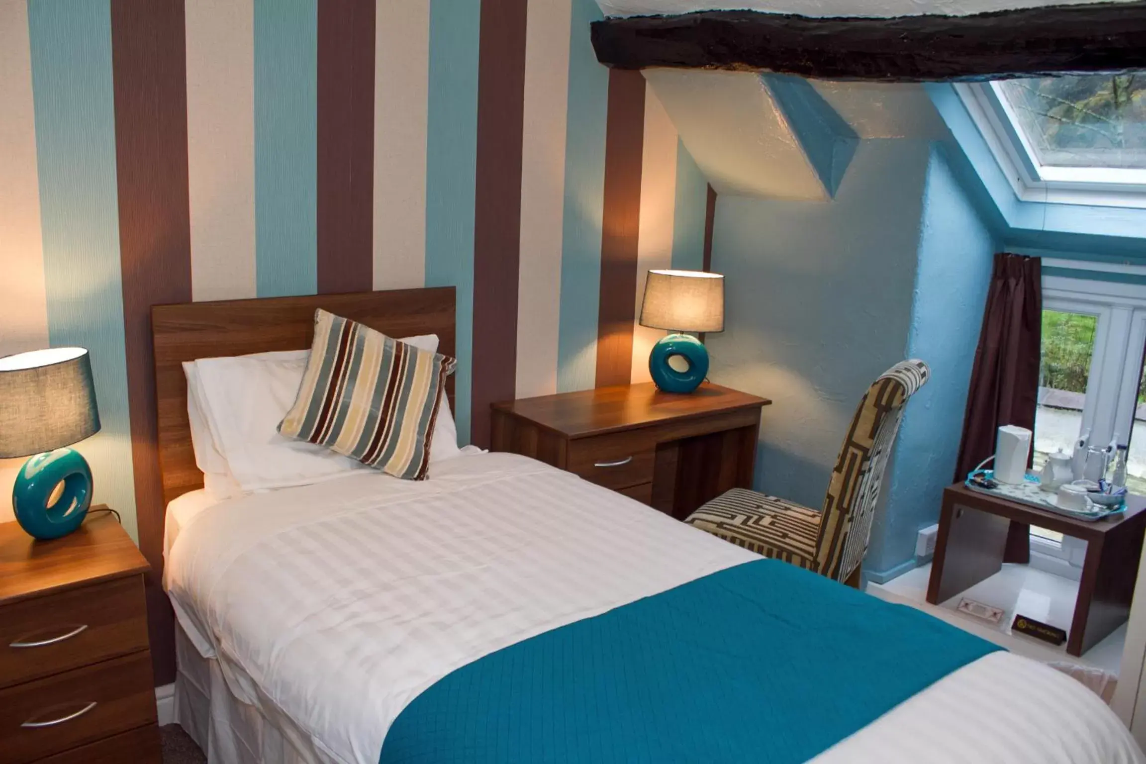 Bedroom, Bed in Gwesty Minffordd Hotel