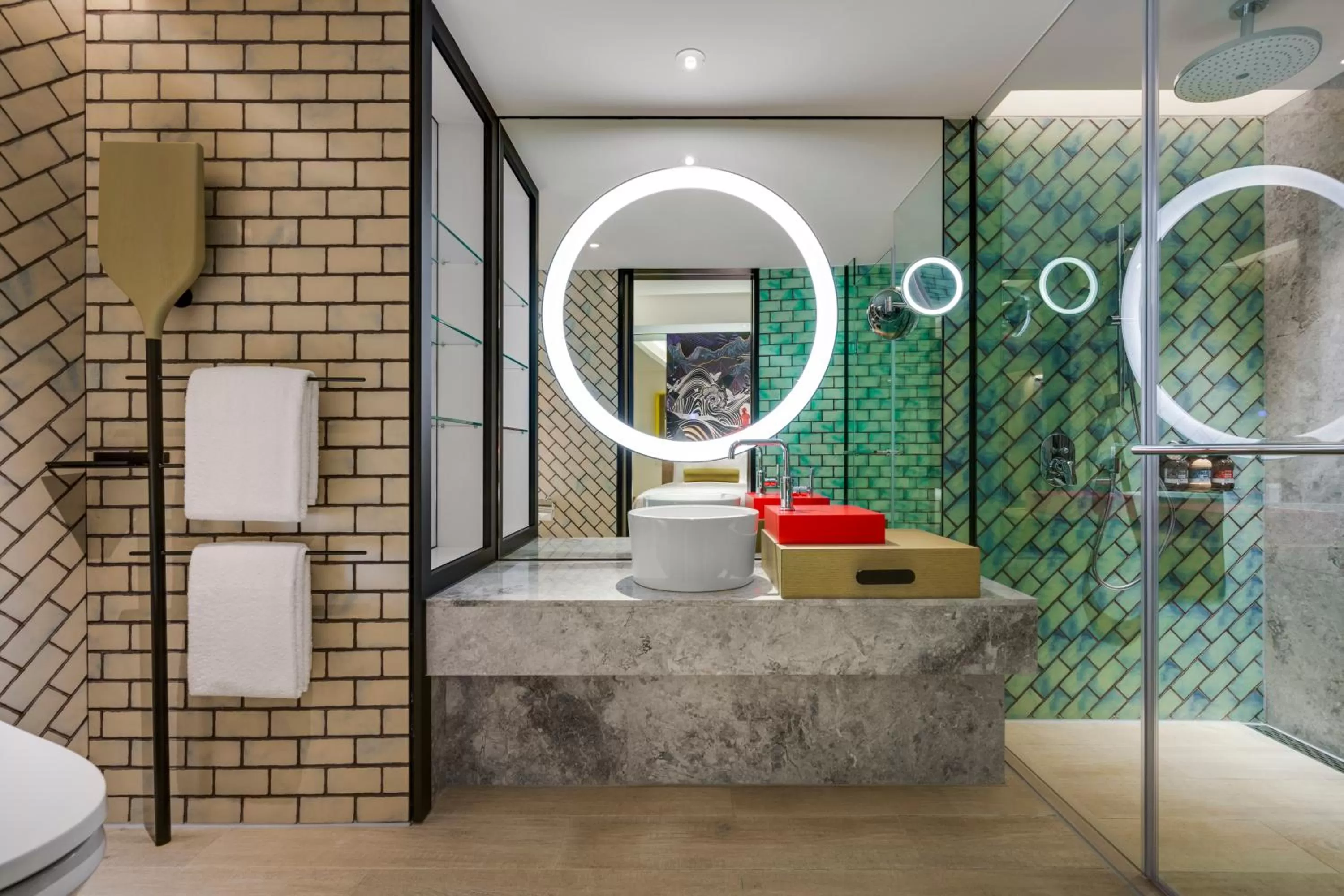 Shower in Hotel Indigo Taipei North by IHG