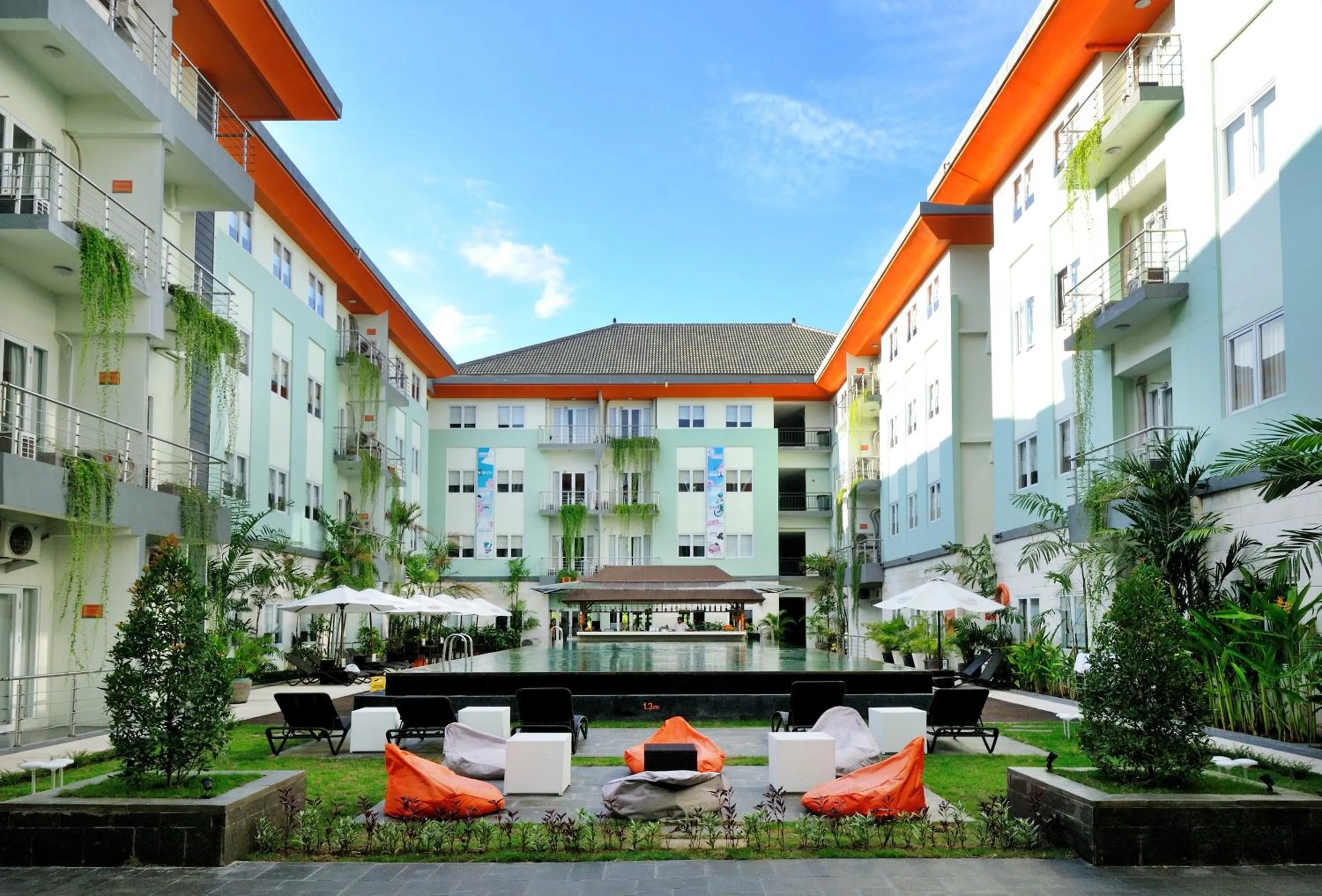 Property building in HARRIS Hotel & Residences Riverview Kuta, Bali