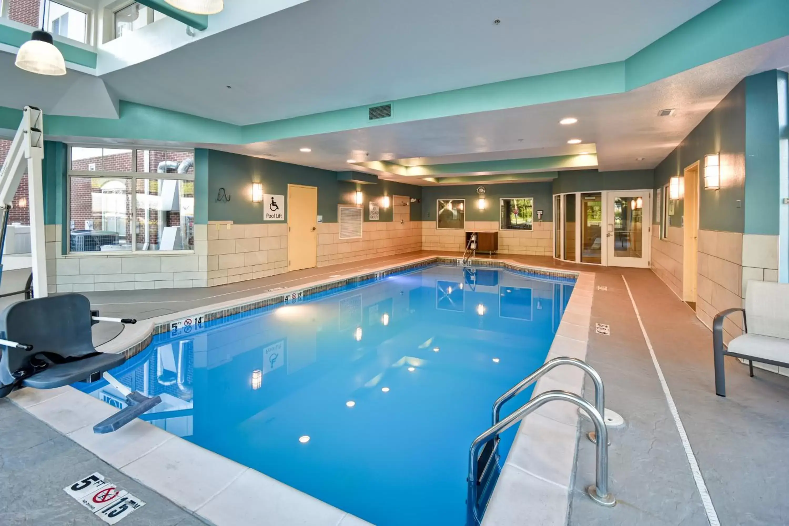 Swimming Pool in Holiday Inn Express & Suites Schererville, an IHG Hotel