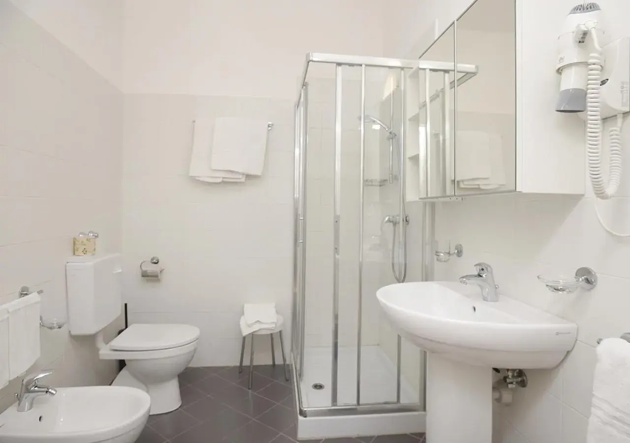 Bathroom in Hotel Mediterranee