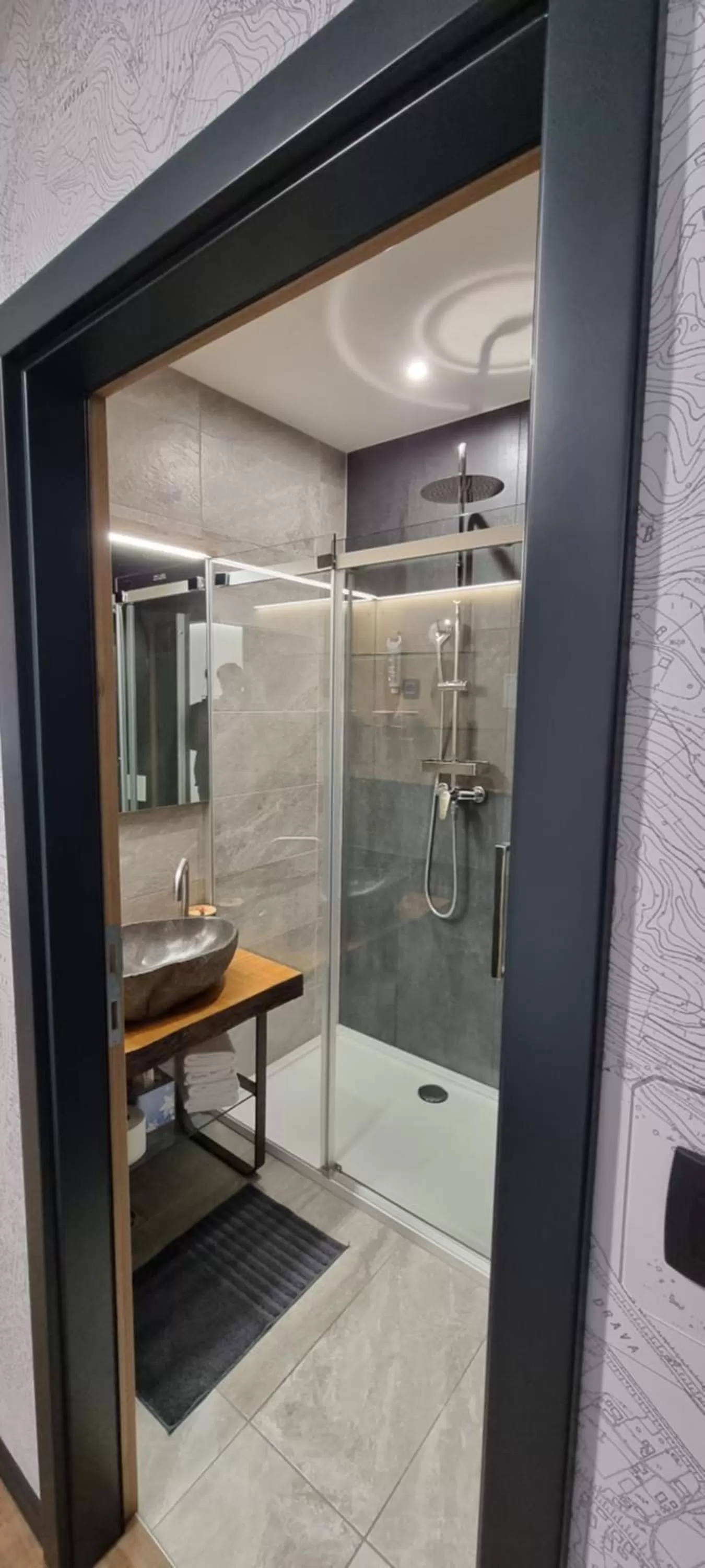 Bathroom in Hotel CityMap Maribor