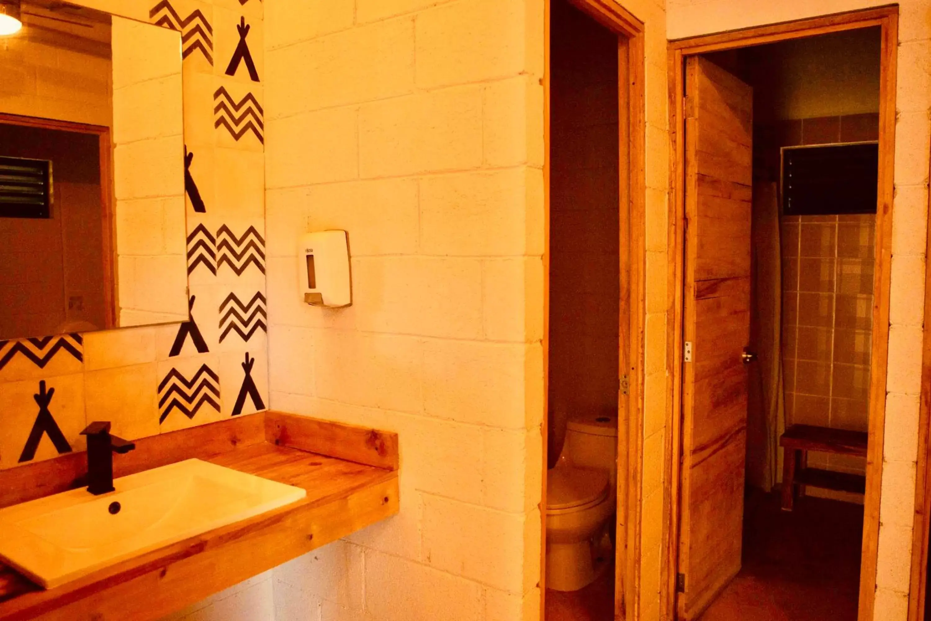 Bathroom in Nomads Hotel, Hostel & Beachclub