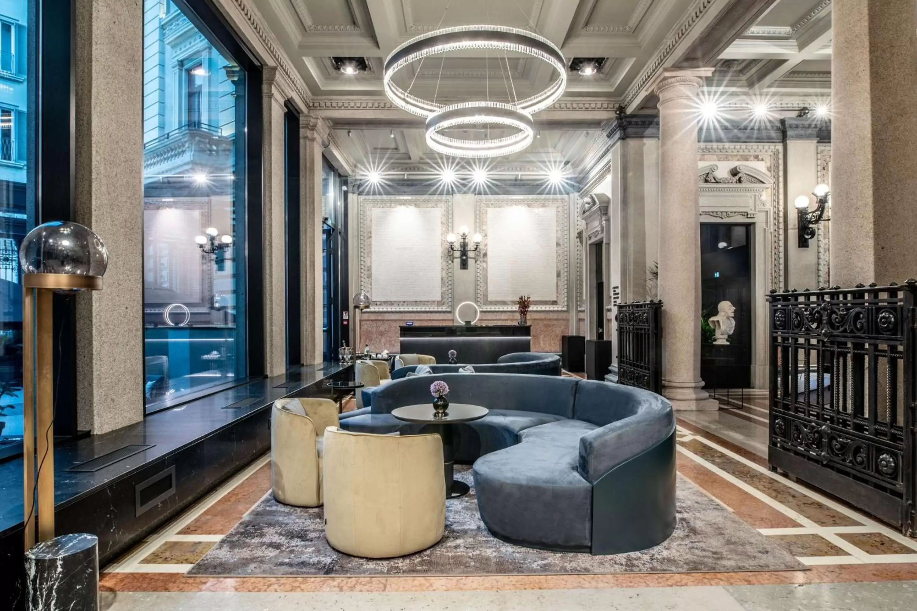 Living room, Lobby/Reception in Radisson Collection Hotel, Palazzo Touring Club Milan