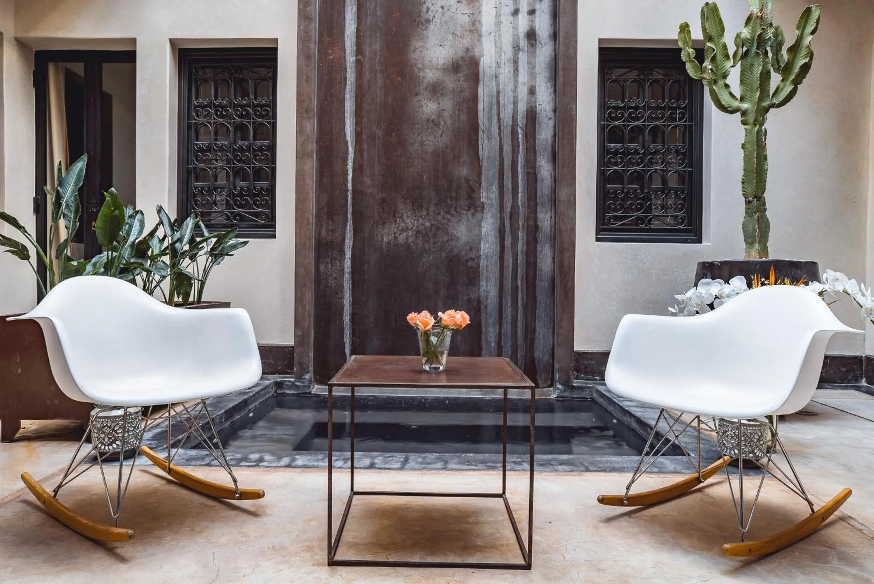 Decorative detail, Seating Area in Riad Ambre et Epices