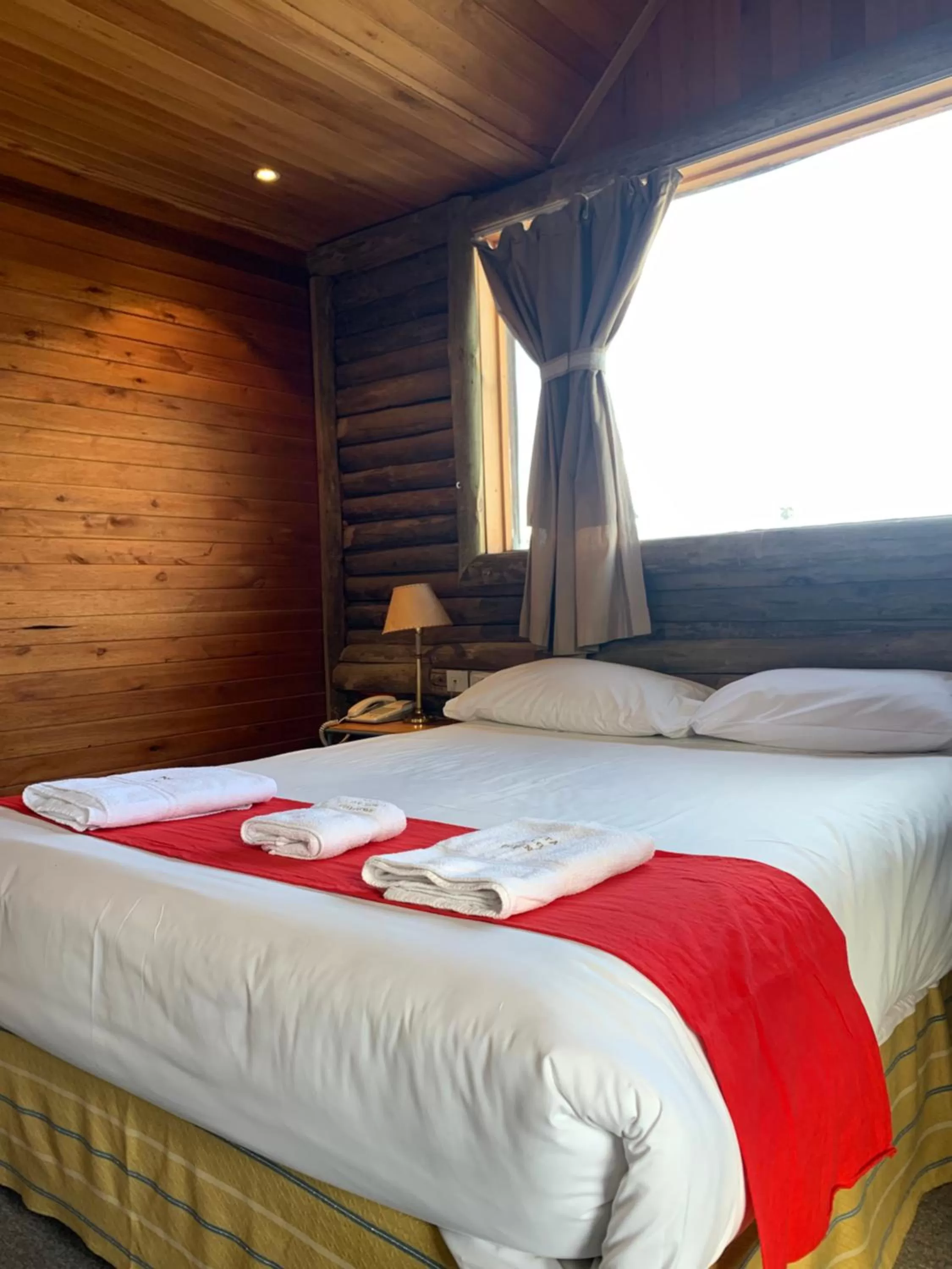 Bed in Hosteria Posta de los Colonos