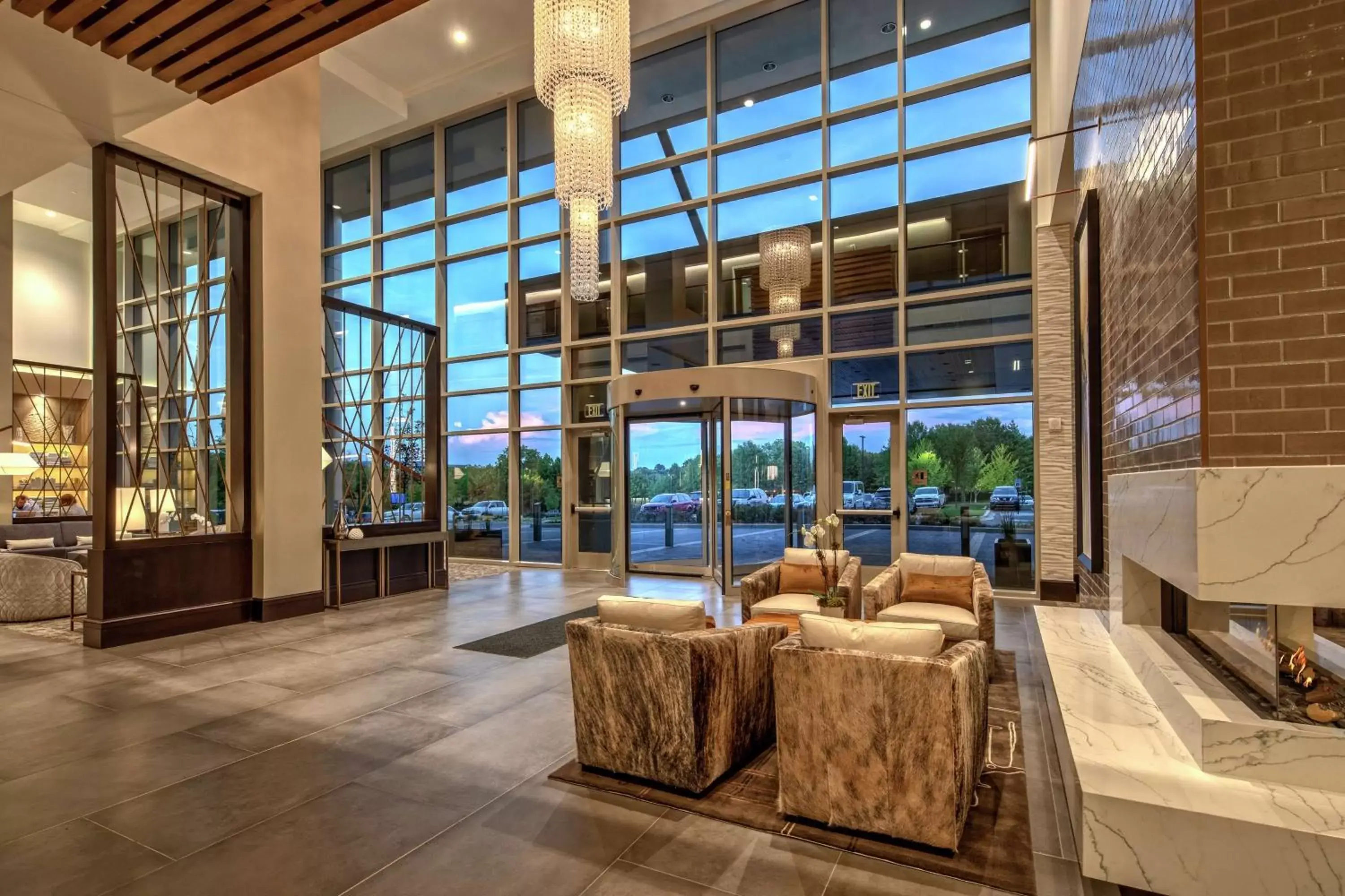Lobby or reception in Hilton Franklin Cool Springs Lobby or reception in Hilton Franklin Cool Springs
